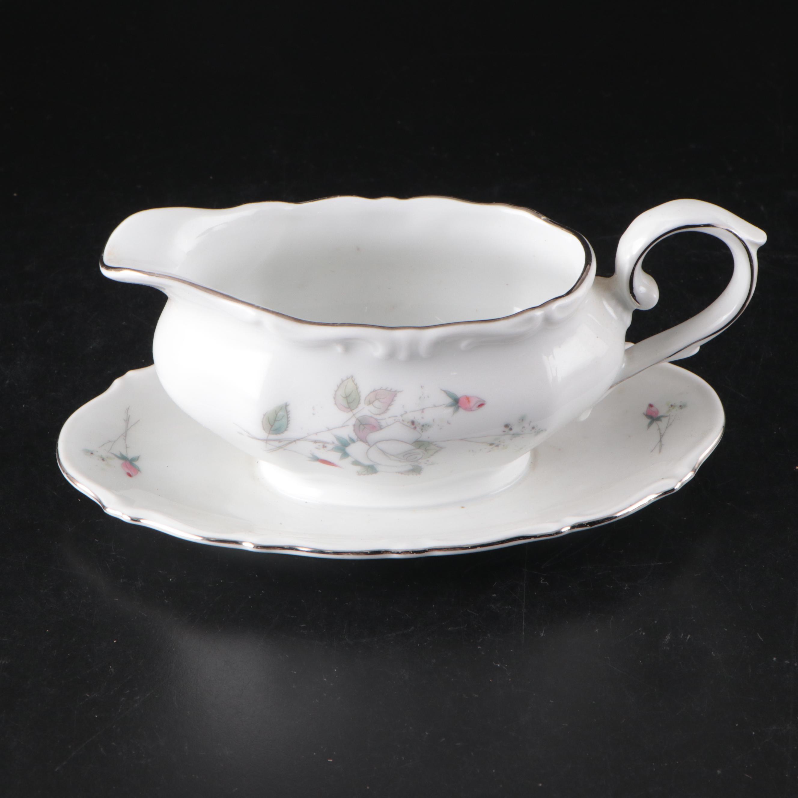 Winterling Germany Porcelain Rose Spray Pattern Dinnerware