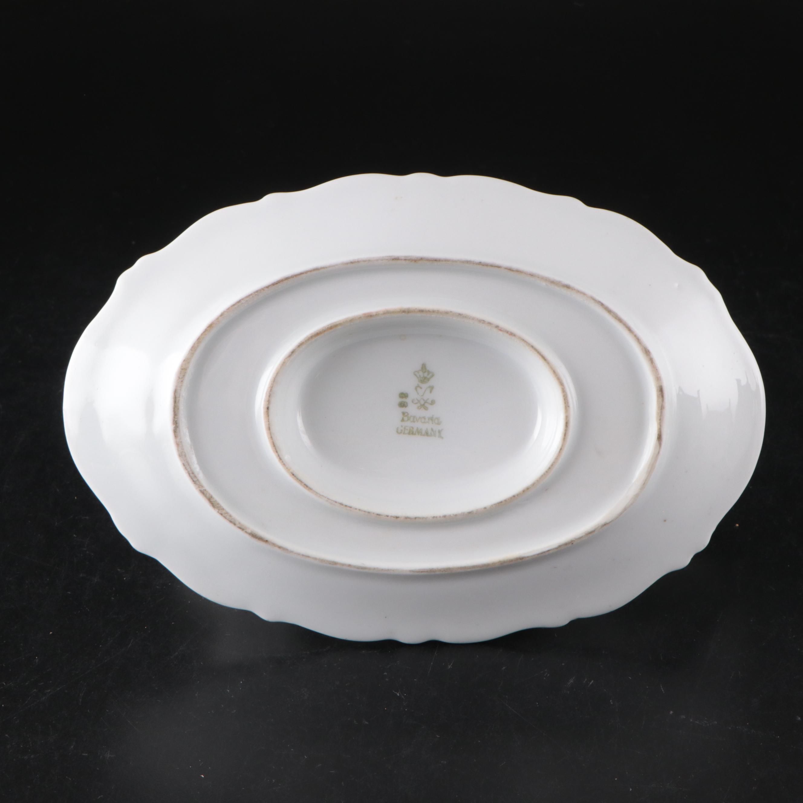 Winterling Germany Porcelain Rose Spray Pattern Dinnerware