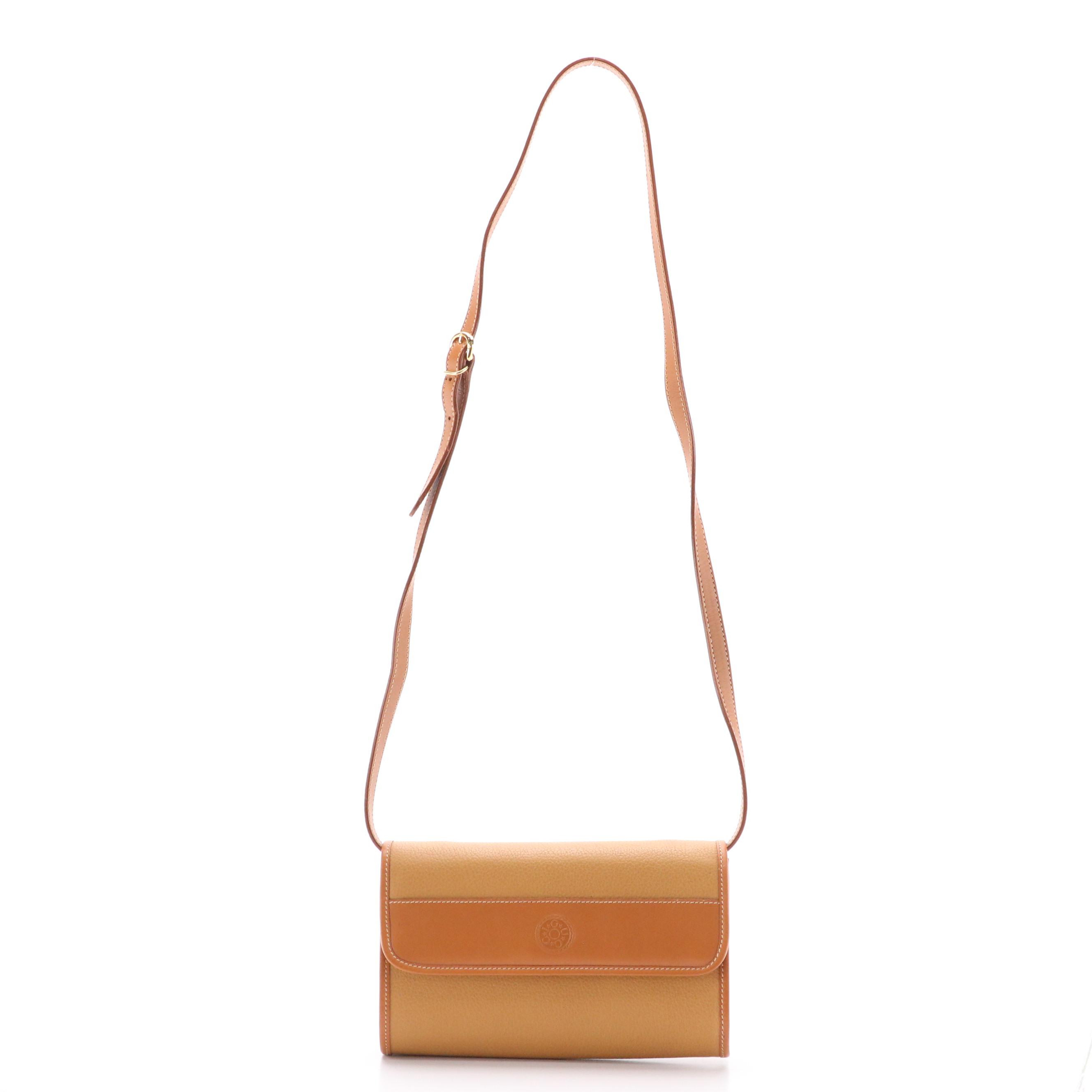 Gucci Flap Crossbody/Clutch in Grained and Smooth Leather