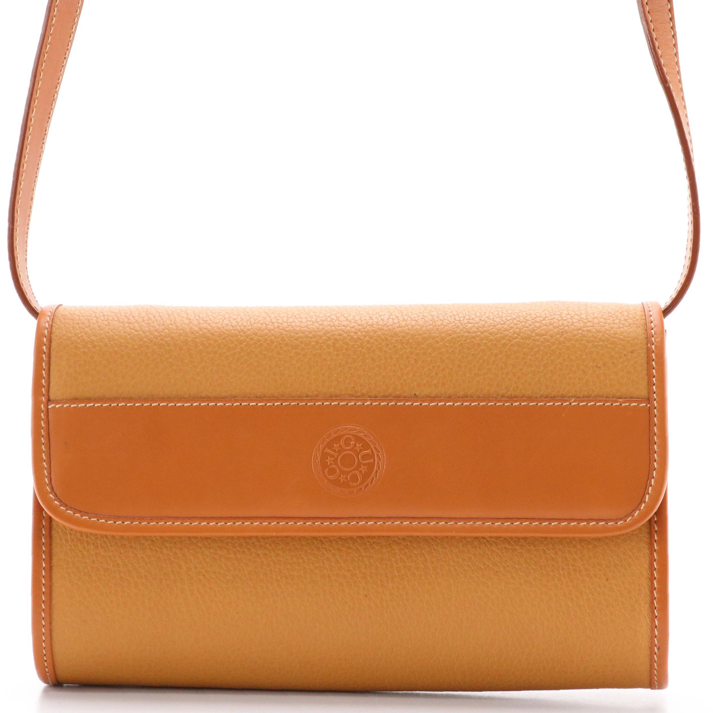 Gucci Flap Crossbody/Clutch in Grained and Smooth Leather