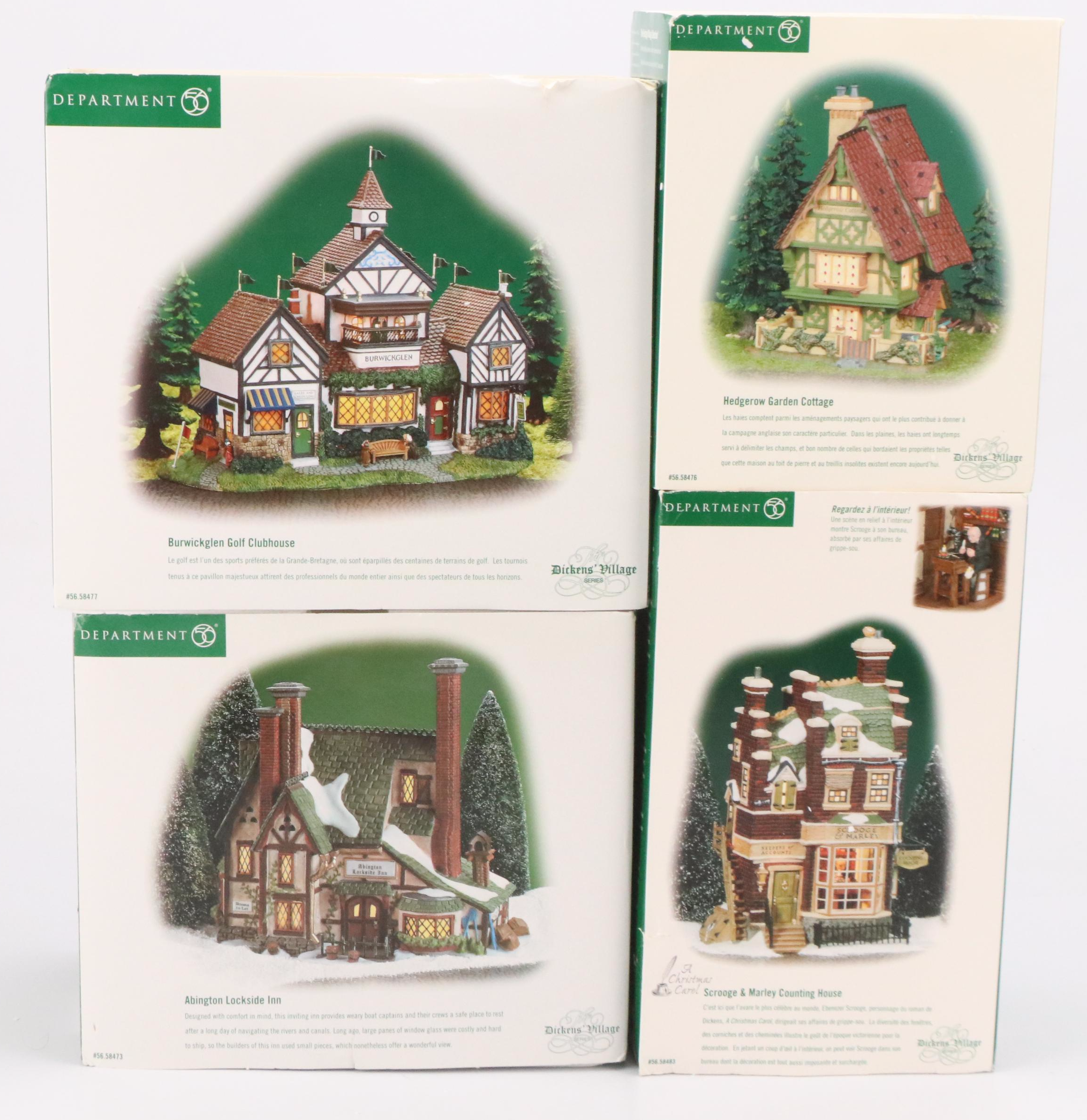 Department 56 "Scrooge & Marley Counting House" and More Dickens' Village Models