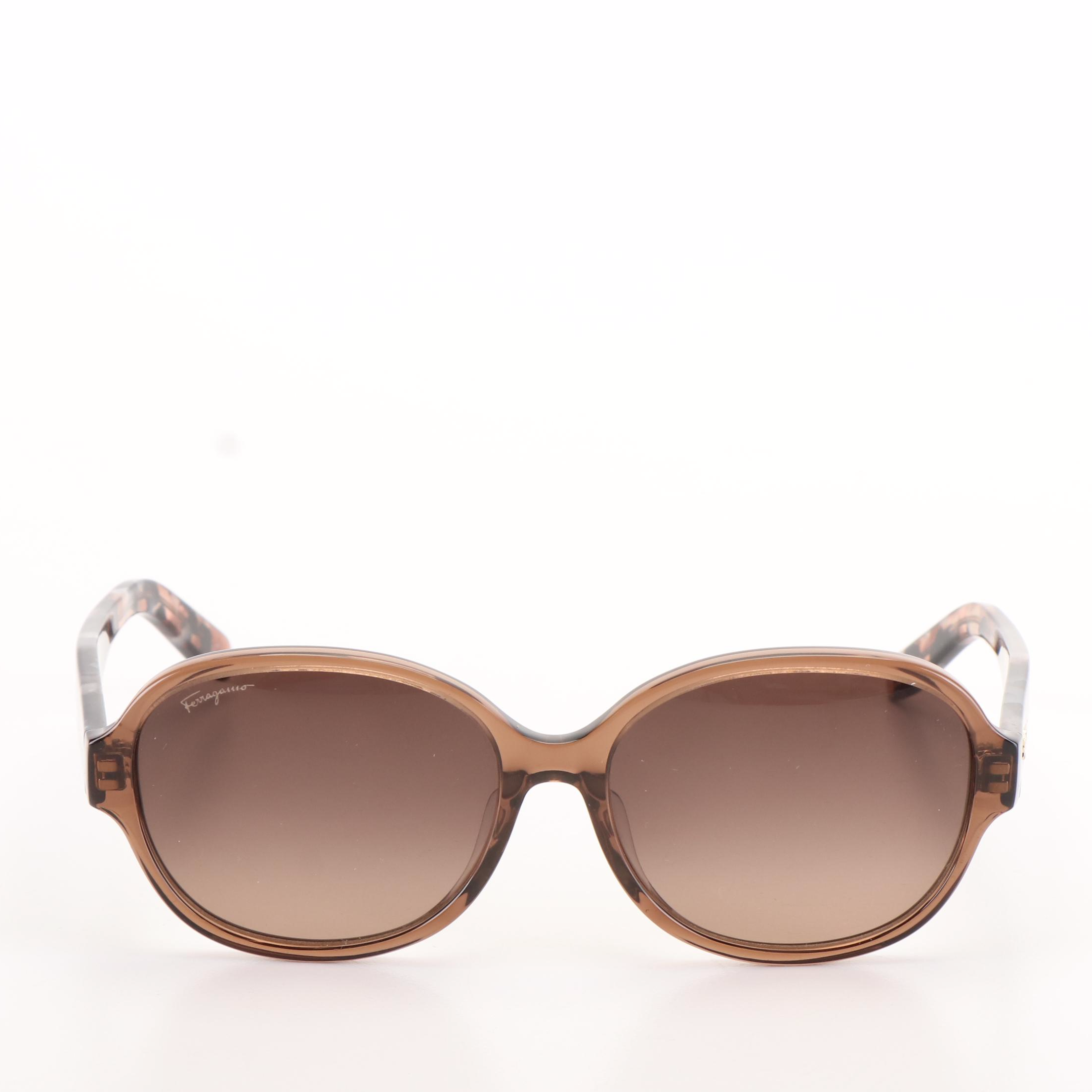 Salvatore Ferragamo 885SA Oval Sunglasses