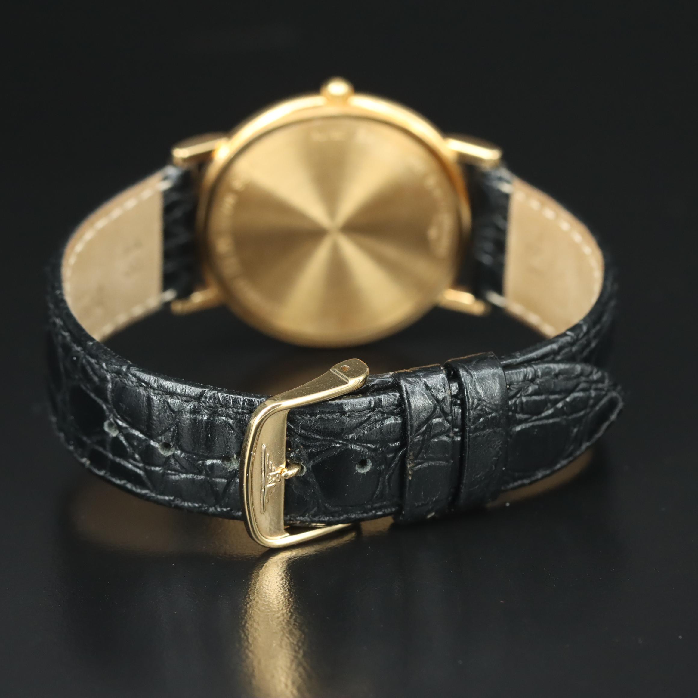 18K Longines Presence L4.802.6 Quartz Watch