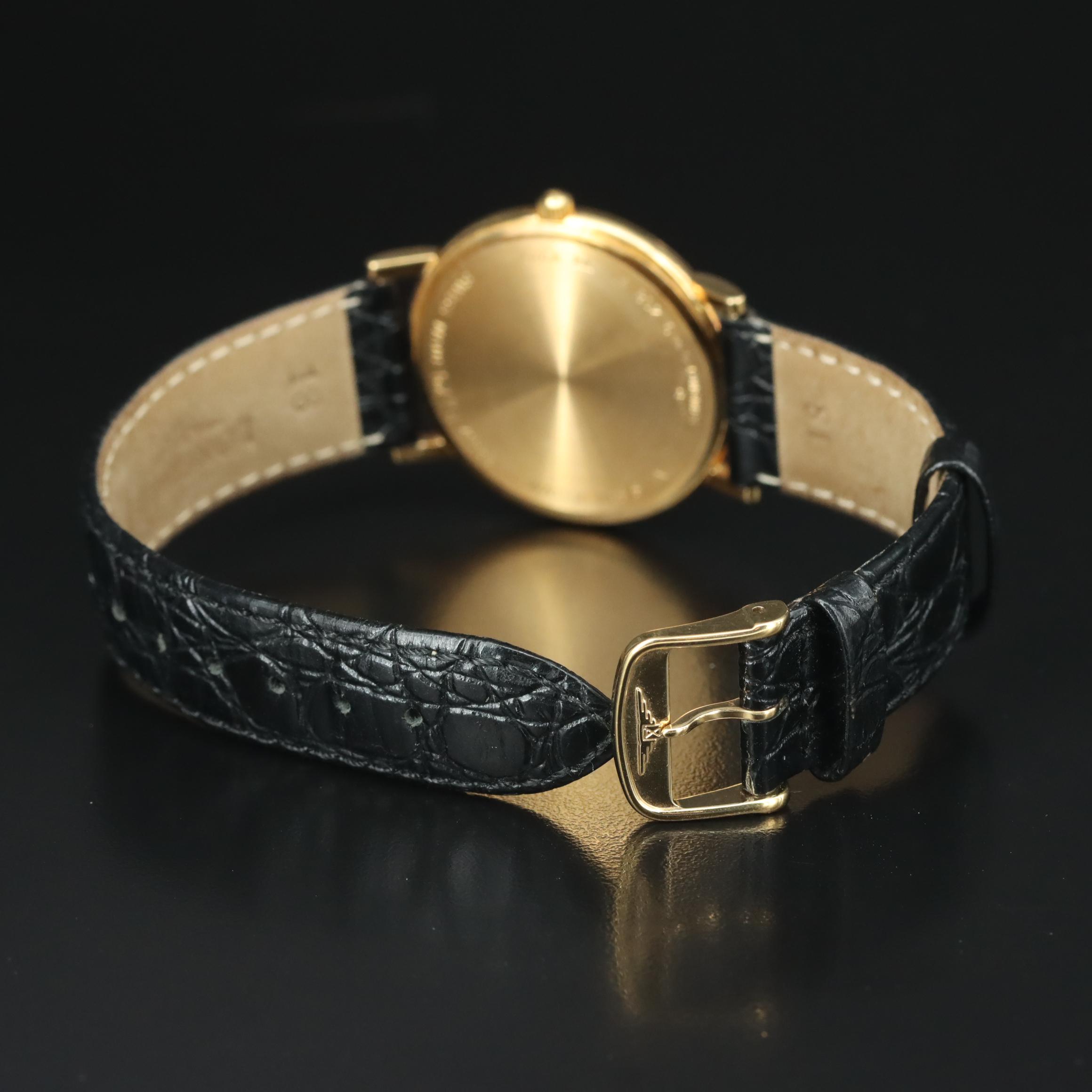 18K Longines Presence L4.802.6 Quartz Watch