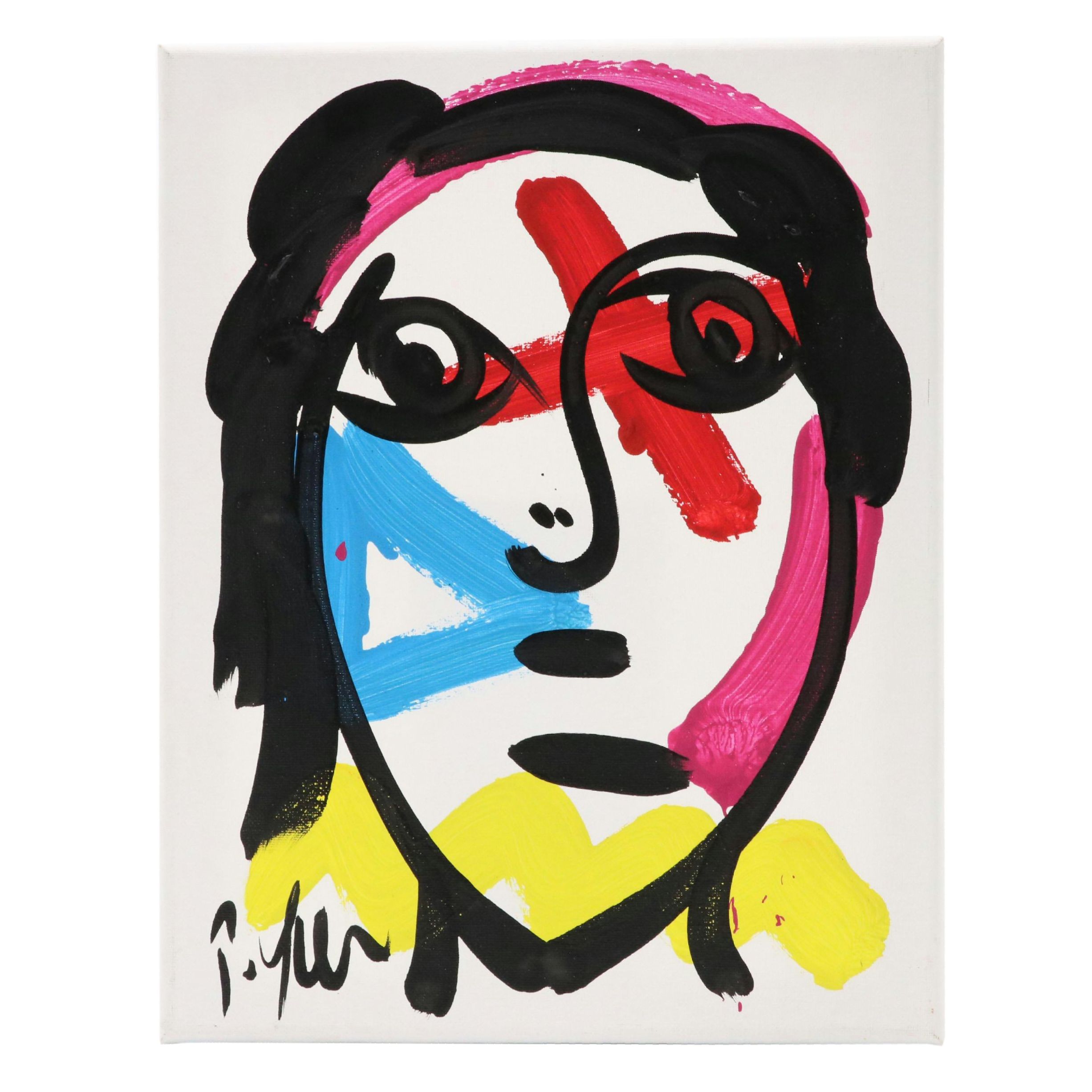 Peter Robert Keil Stylized Acrylic Portrait