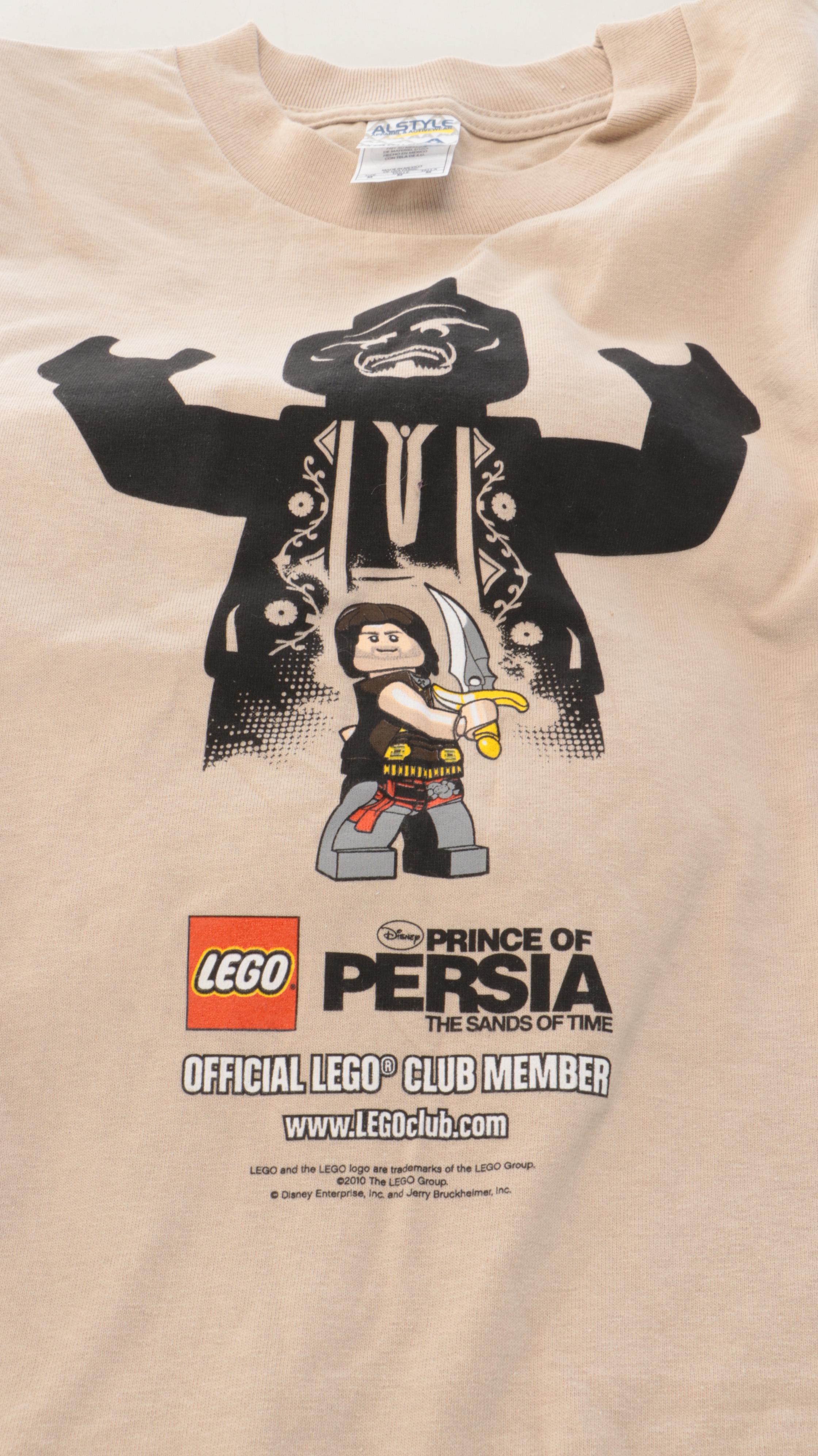 Solid Color LEGO Blocks in Storage Totes with Assorted LEGOs and T-Shirt