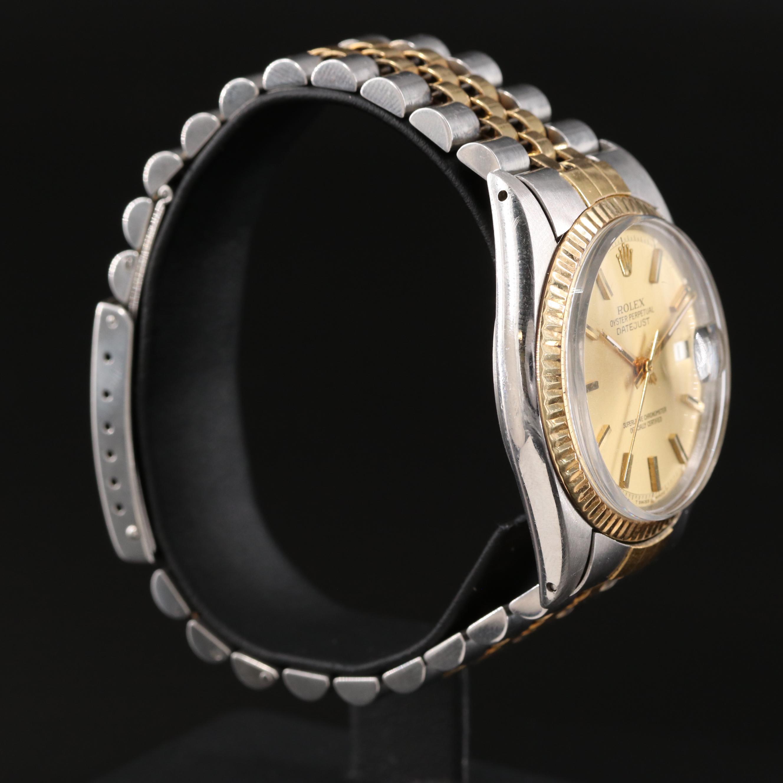 1977 Rolex Two-Tone Datejust Watch