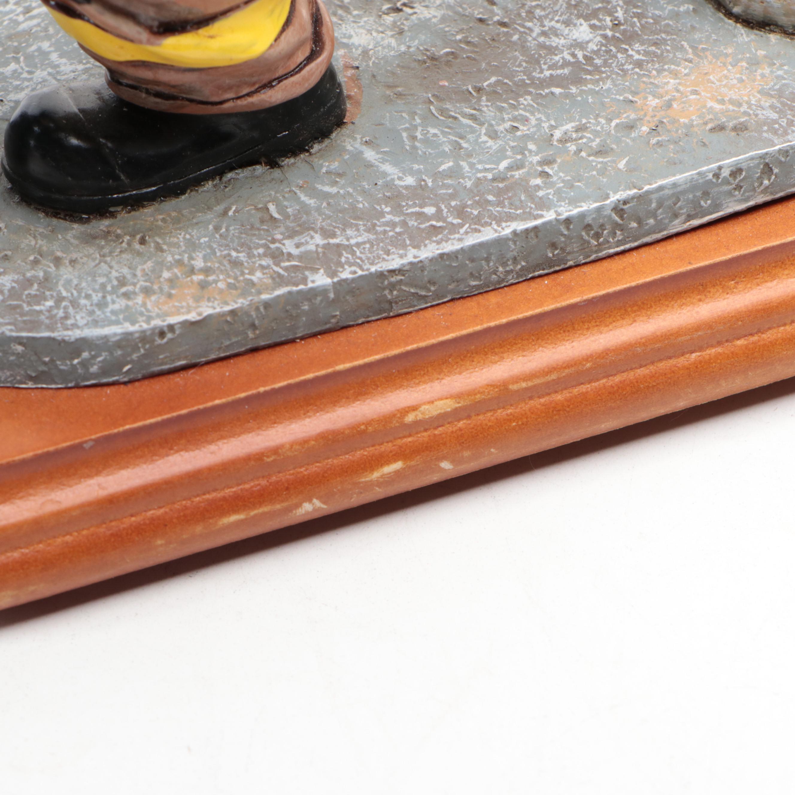 Vanmark Red Hats of Courage Resin Firefighter Figurines