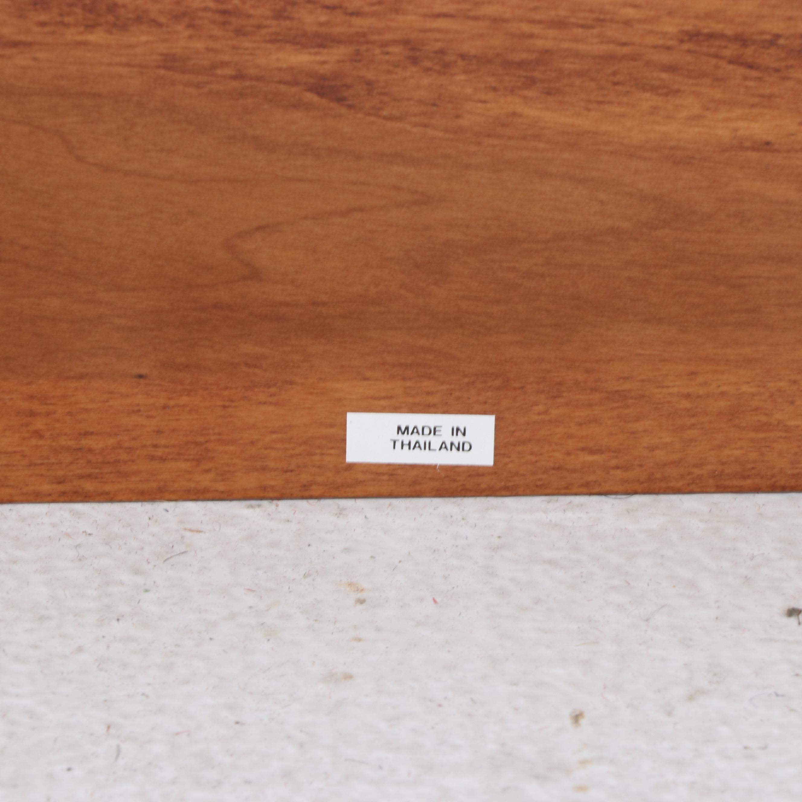 Chippendale Style Broken Bonnet Cherry Finish Mirror and Wall Shelf