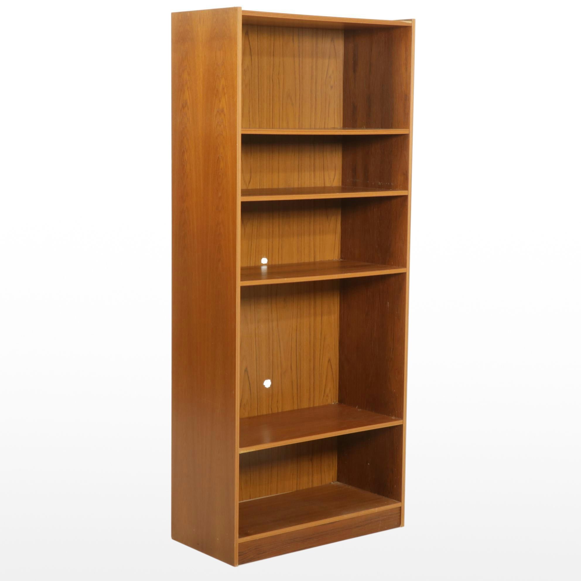 Danish Modern Teak Veneer Bookcase
