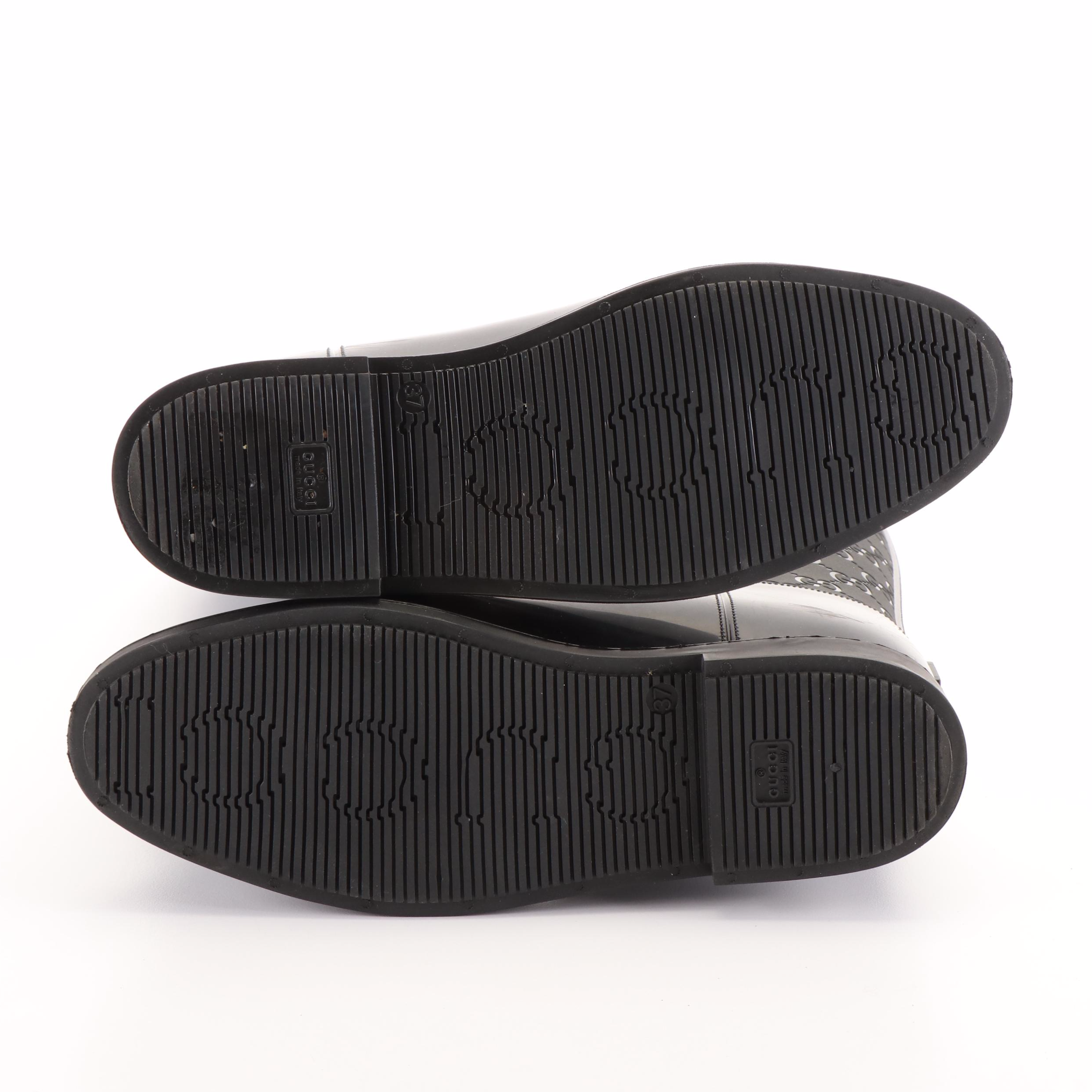 Gucci GG Signature Rubber Rain Boots