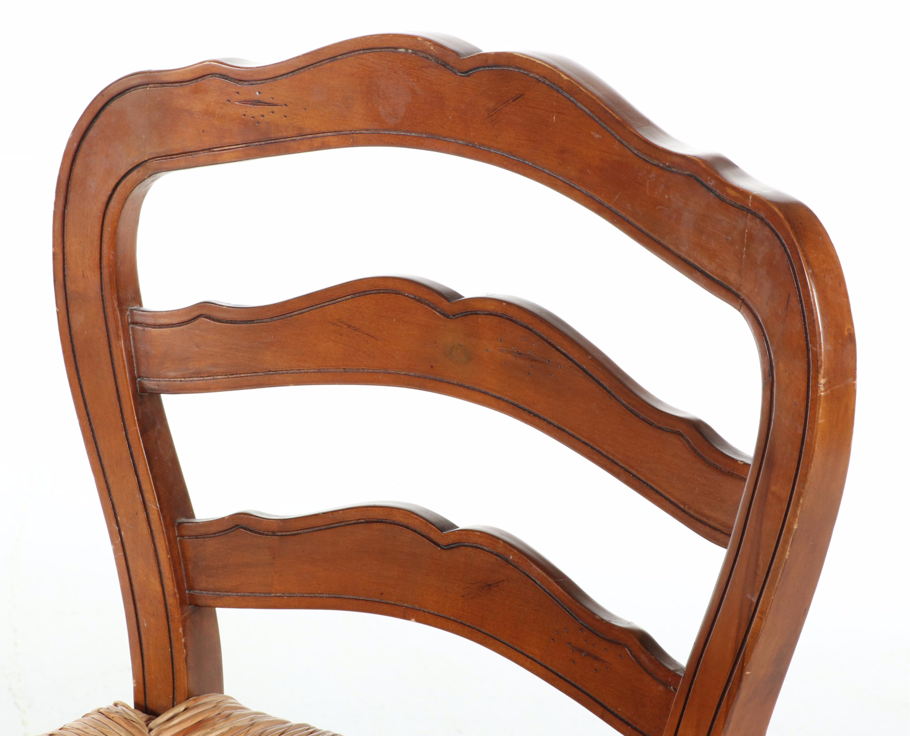 Three Ballard Designs "Avignon" Birch Counter Stools