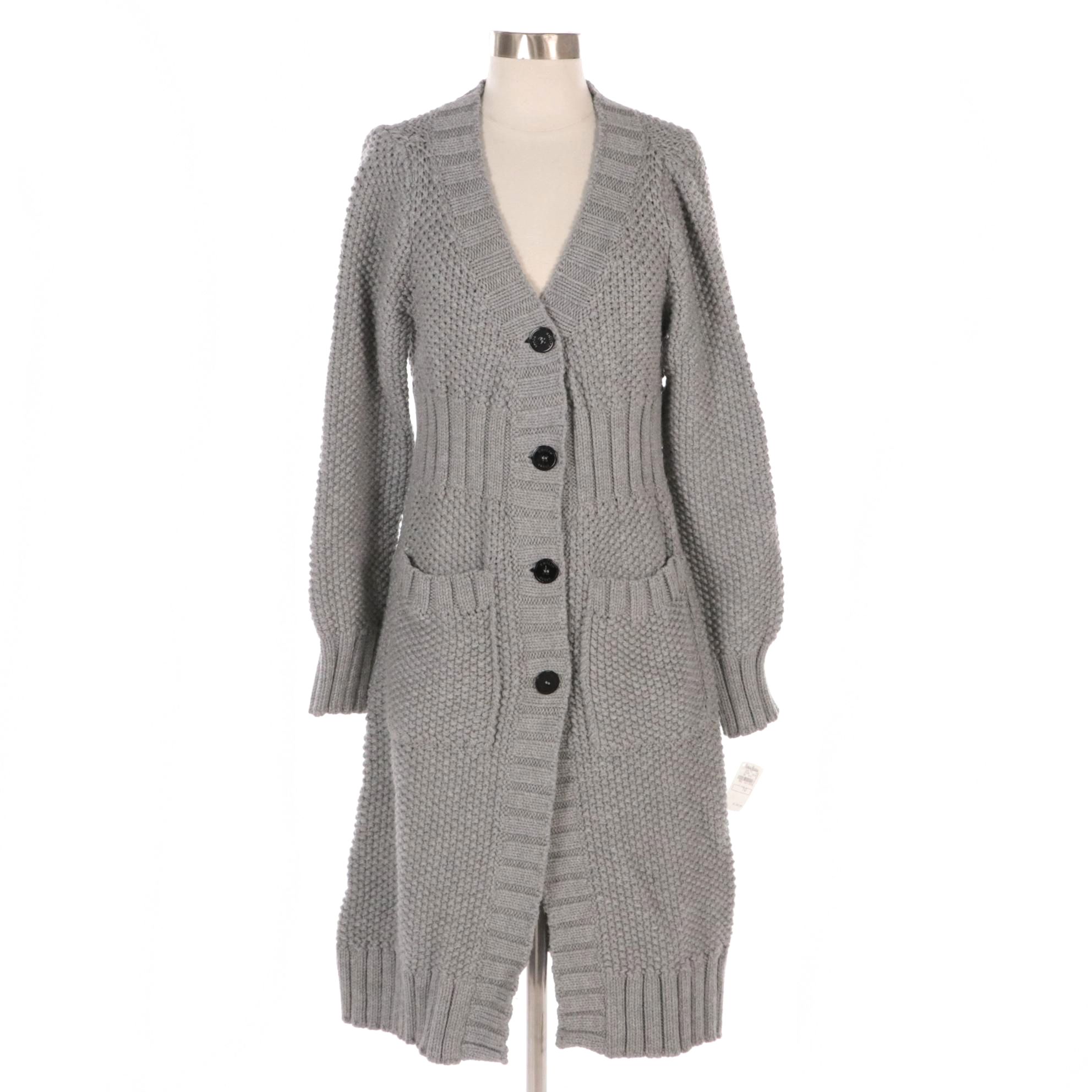 Emilio Pucci Wool Chunky Knit Duster Cardigan with Tags