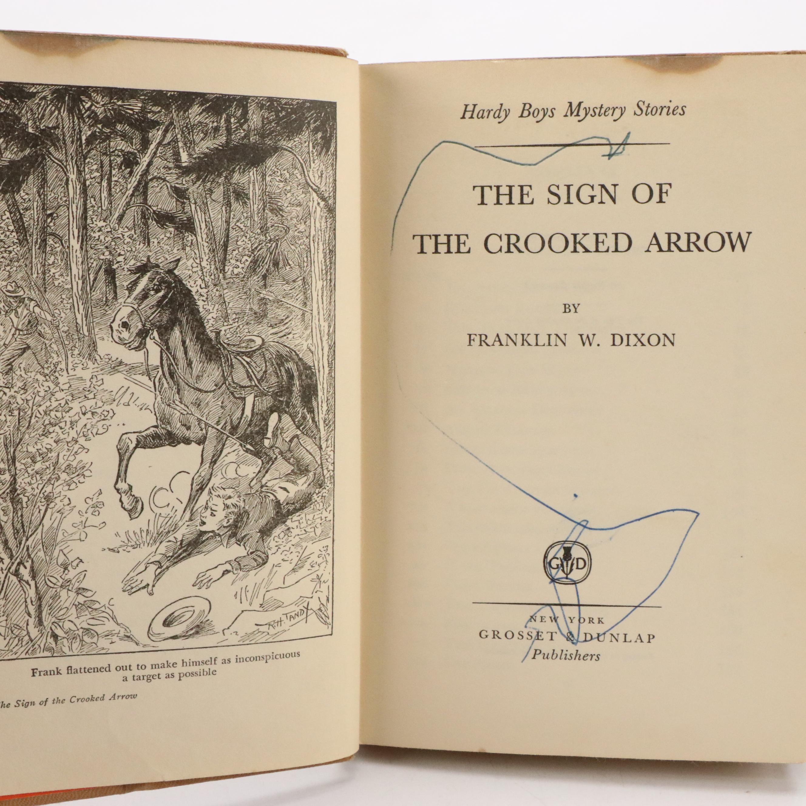 "The Sign of the Crooked Arrow" by Franklin W. Dixon and More Books