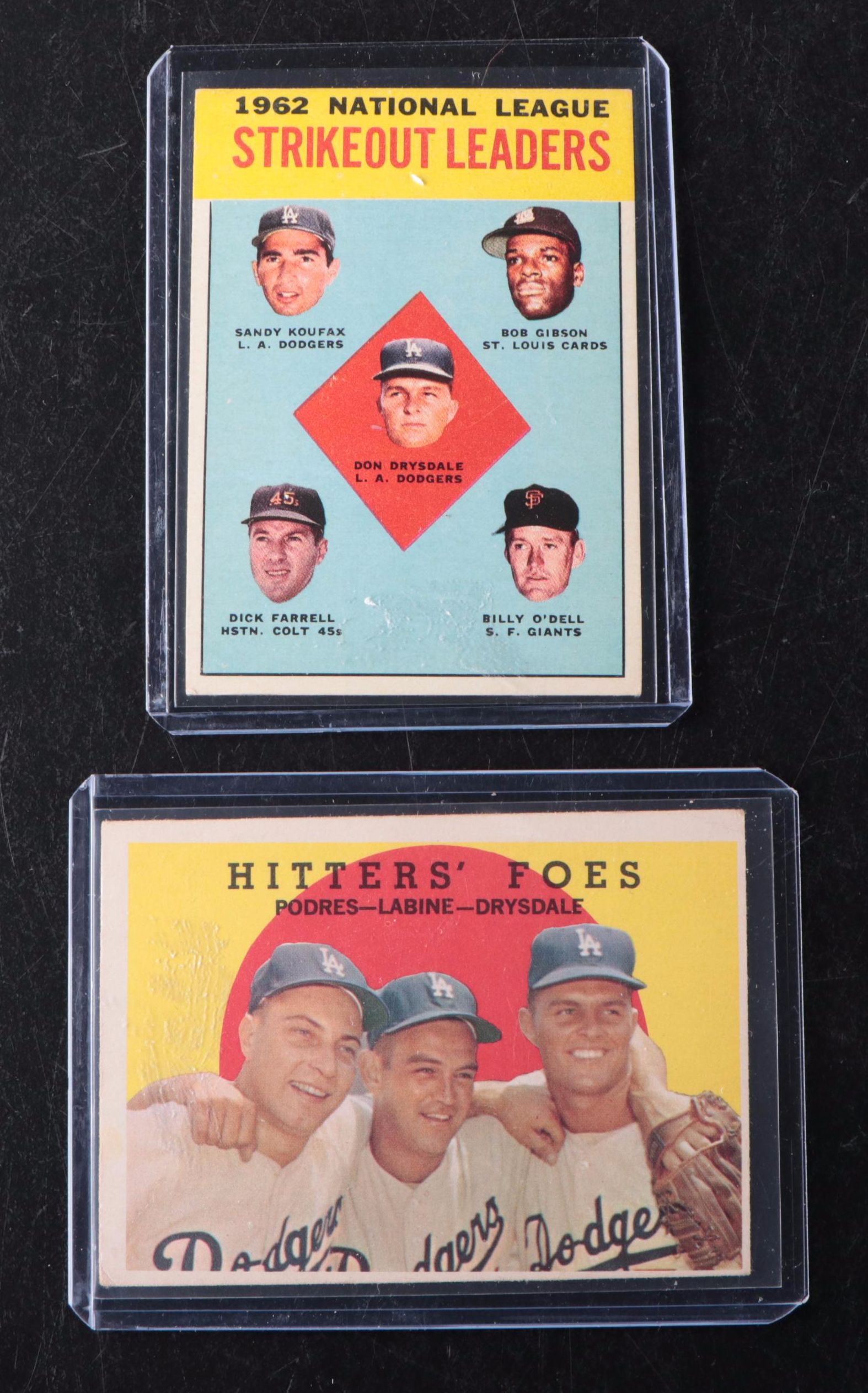 Don Drysdale Los Angeles Dodgers Baseball Cards, 1950s-1960s