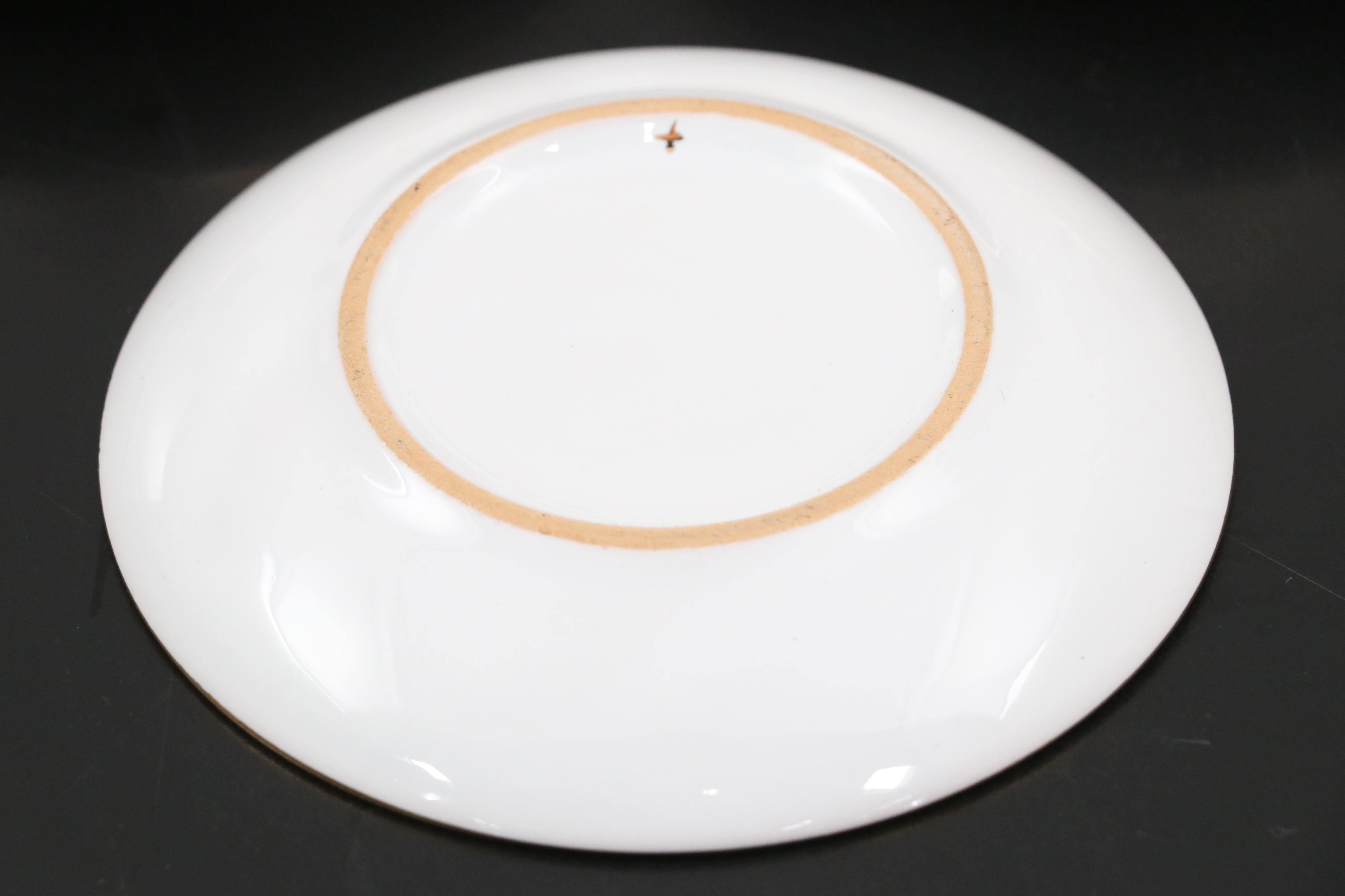 Greek Neofitou Gilt Ceramic Demitasse Cup and Saucer Sets