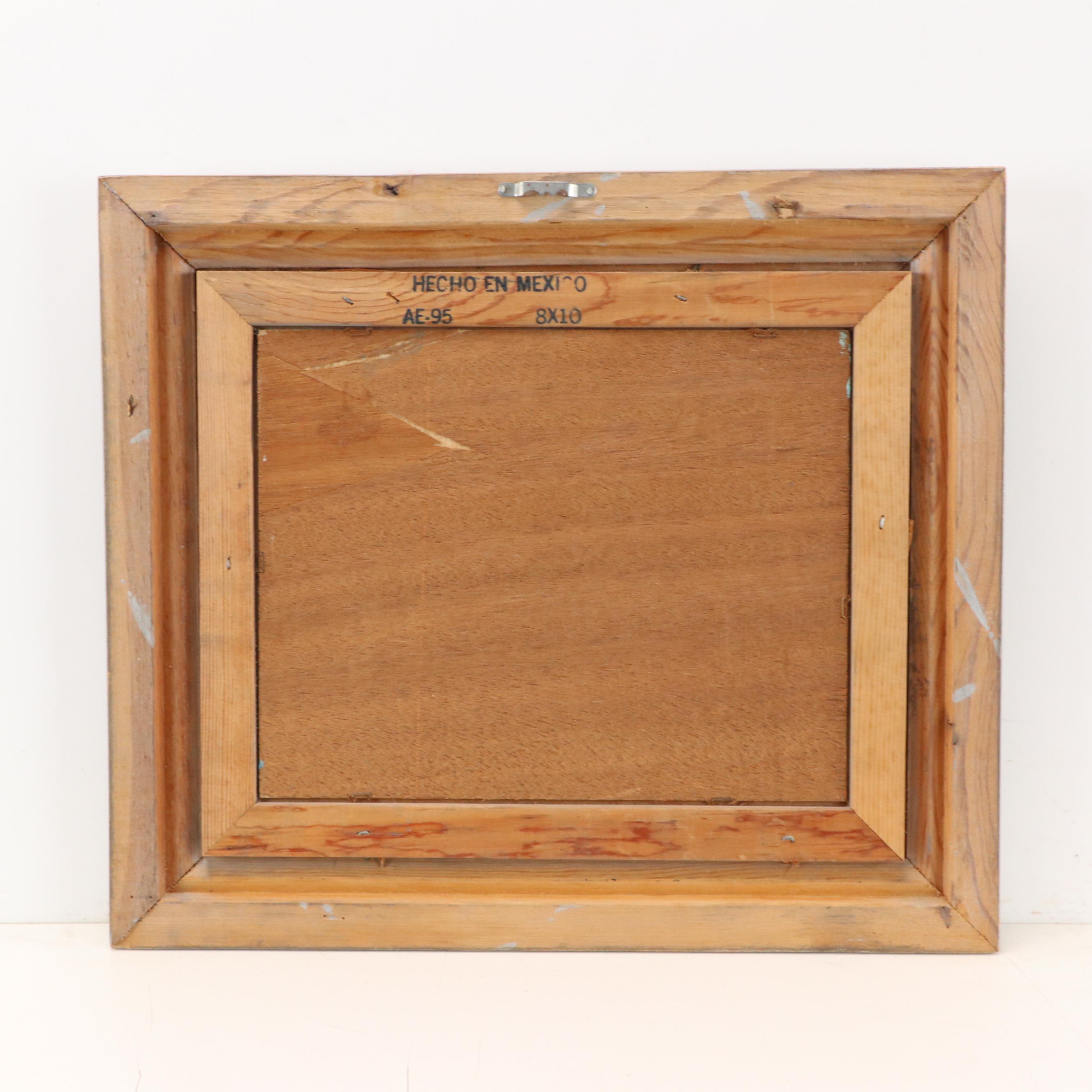 Brian Roche Oil Painting of Harbor Scene, 20th Century