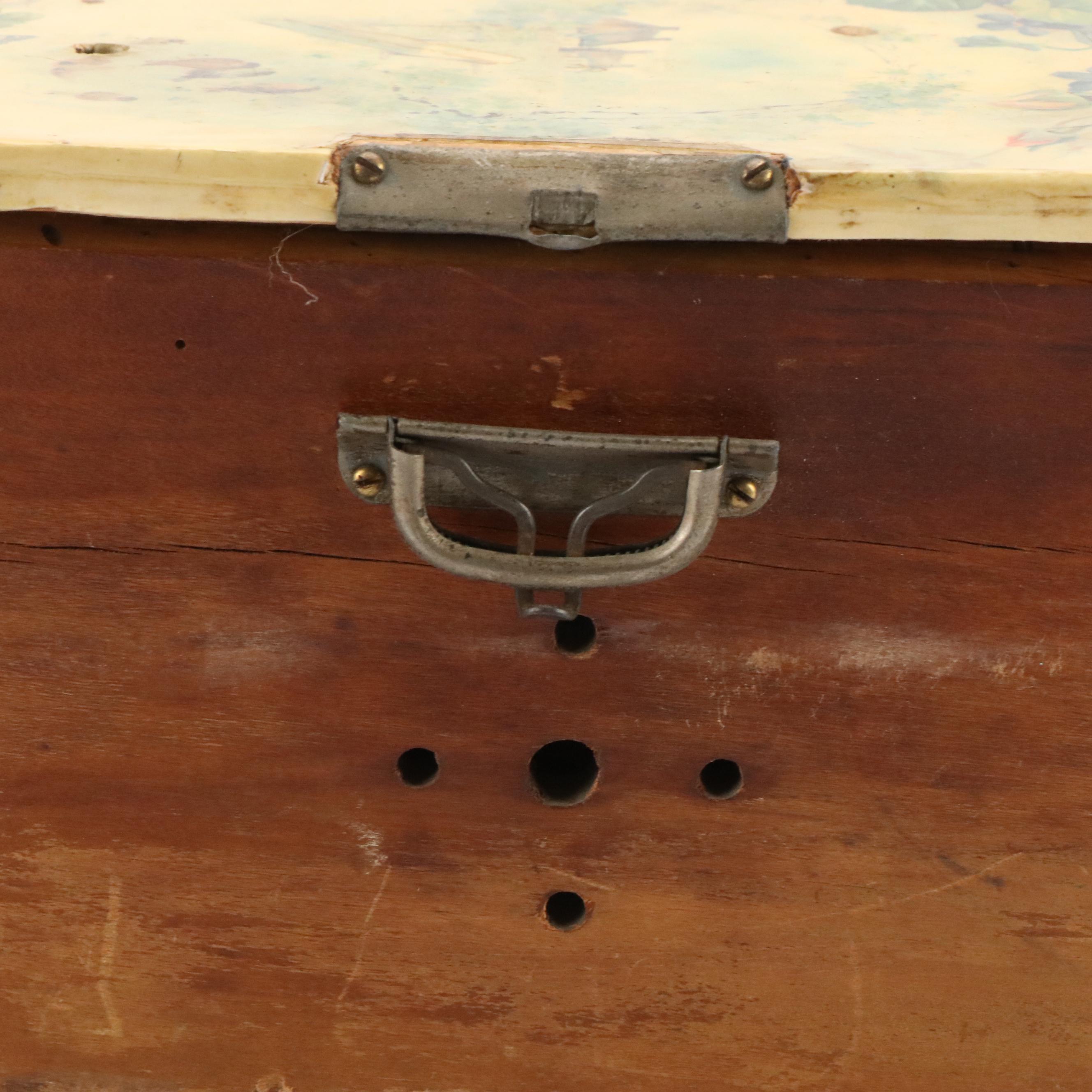 Regina Pine Wood Disk Music Box