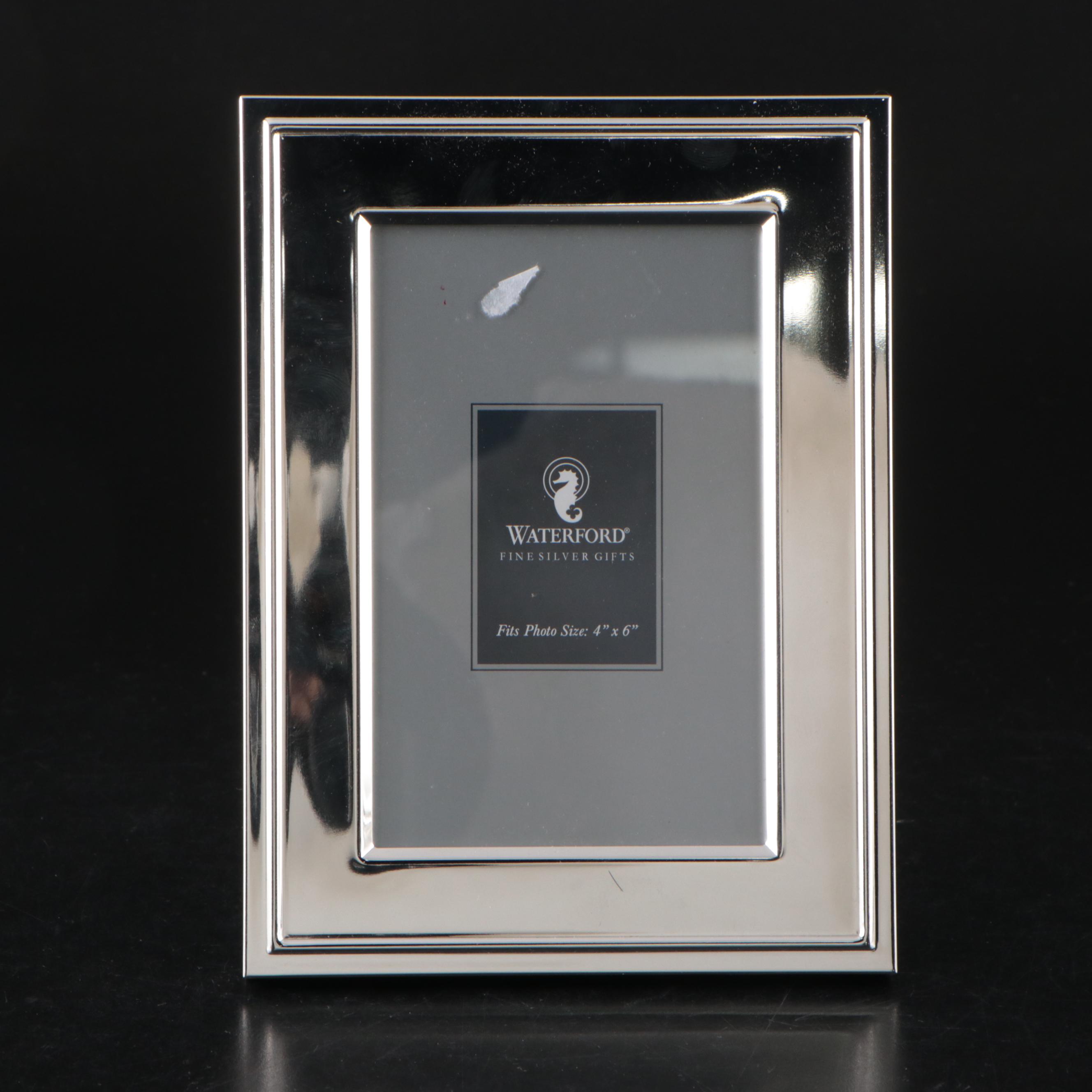 Waterford "Glandore" Crystal Pitcher with Silver Plated Frame and More