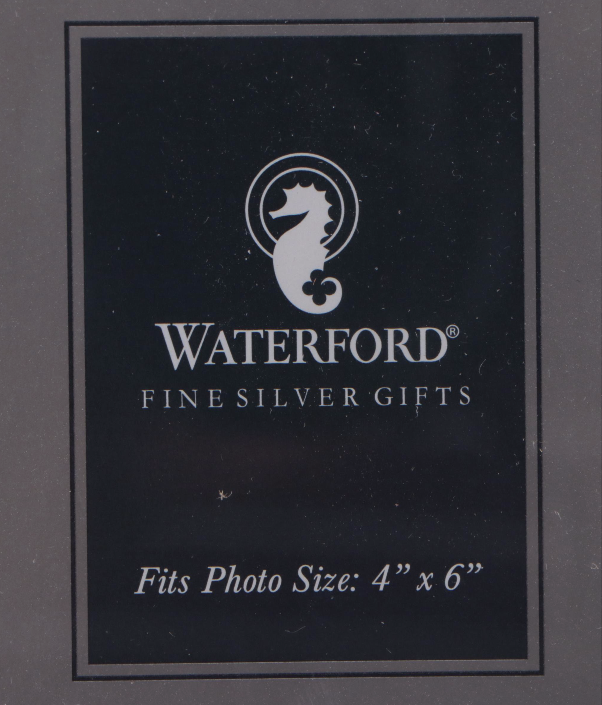 Waterford "Glandore" Crystal Pitcher with Silver Plated Frame and More