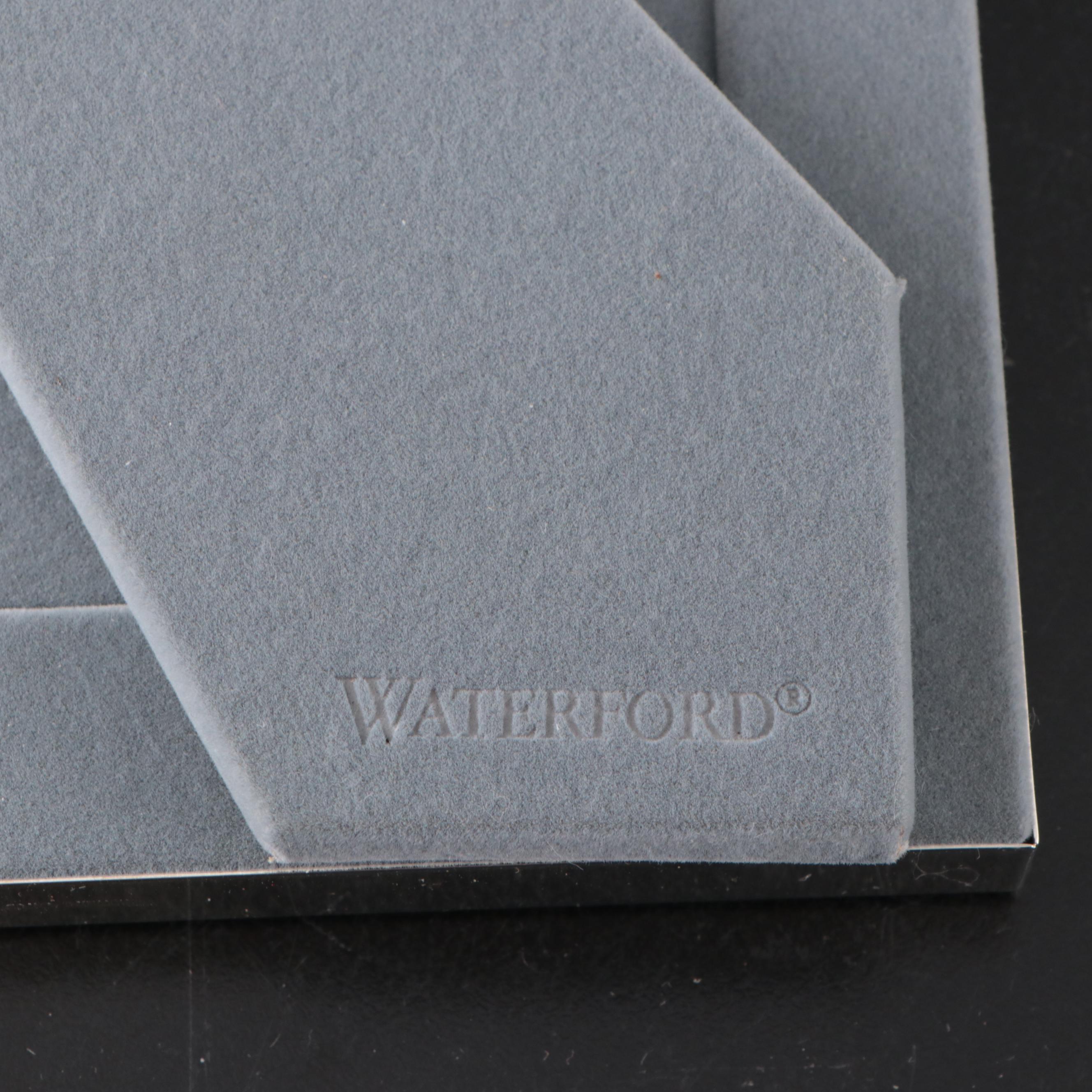 Waterford "Glandore" Crystal Pitcher with Silver Plated Frame and More