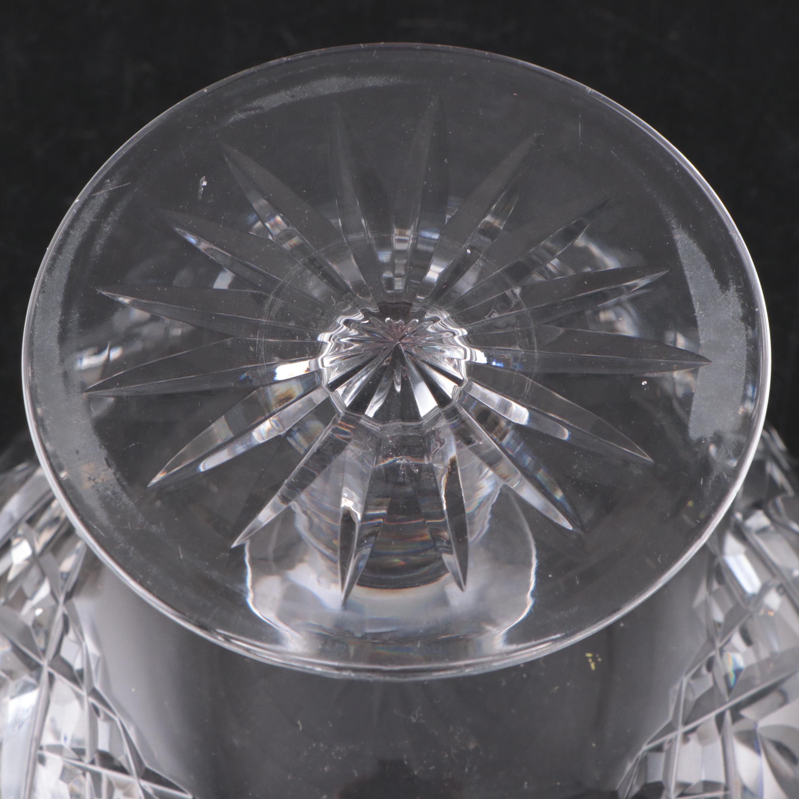 Waterford "Glandore" Crystal Pitcher with Silver Plated Frame and More