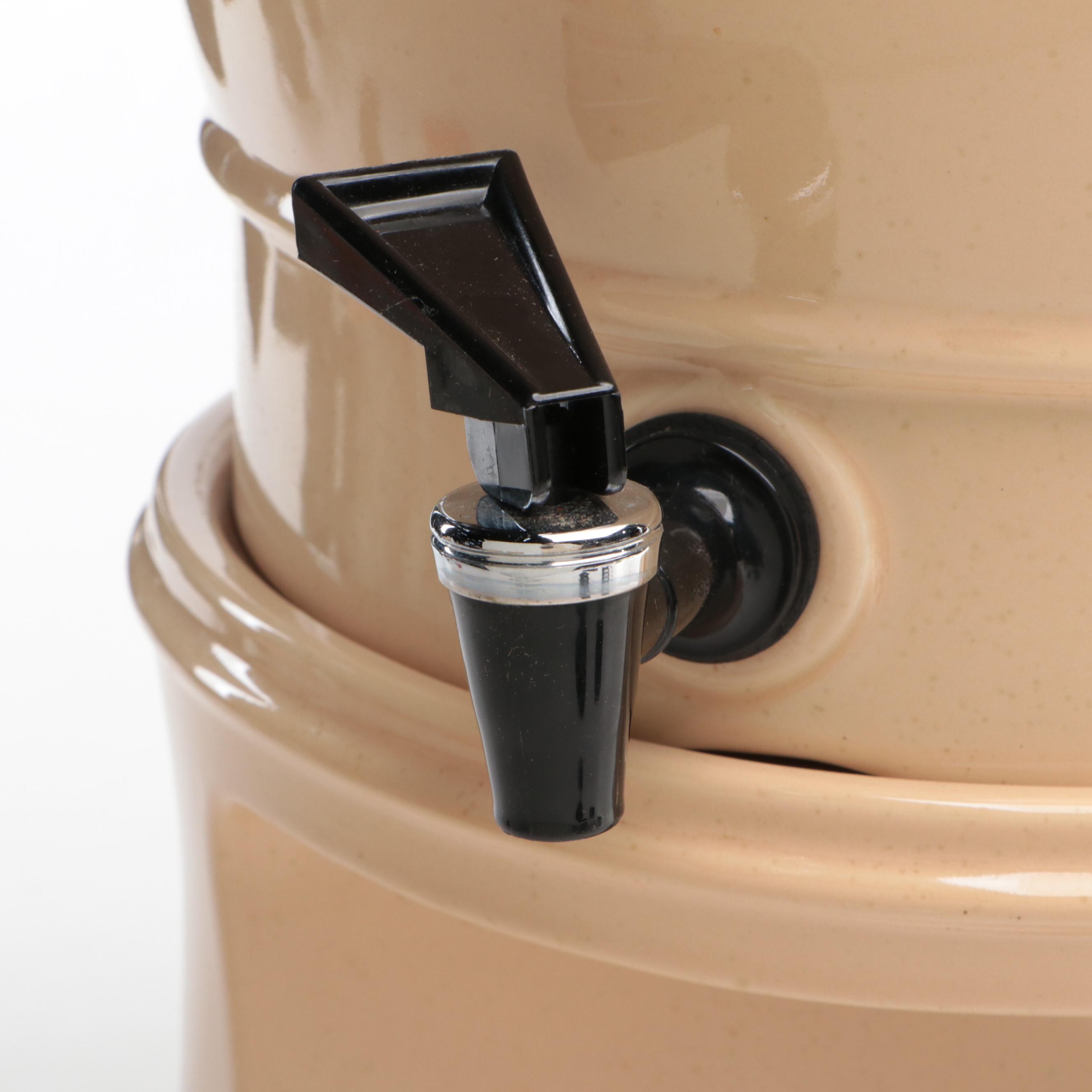 Hall Sunkist Lemonade Ceramic Dispenser