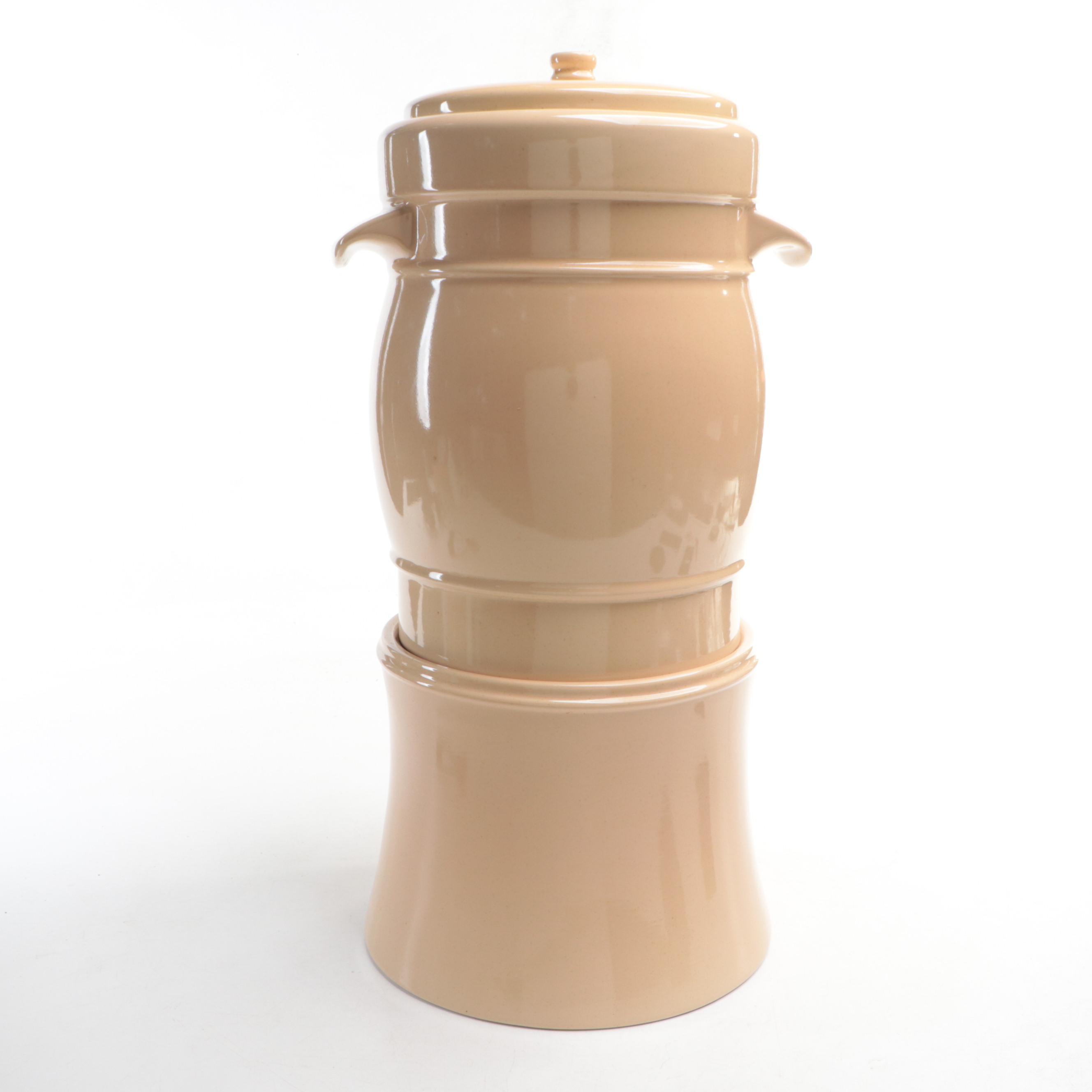 Hall Sunkist Lemonade Ceramic Dispenser