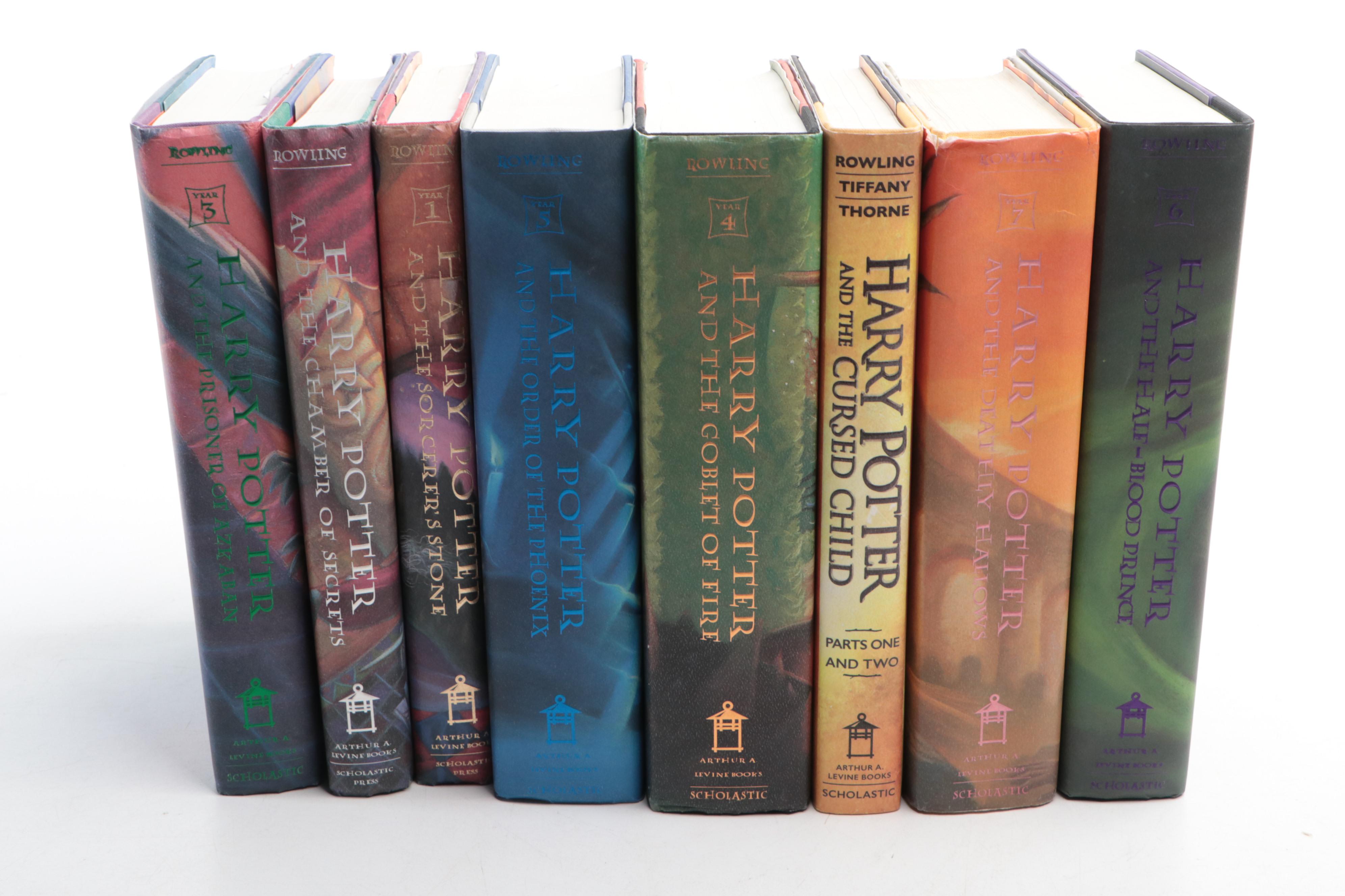First American Edition "Harry Potter" Complete Series with "The Cursed Child"