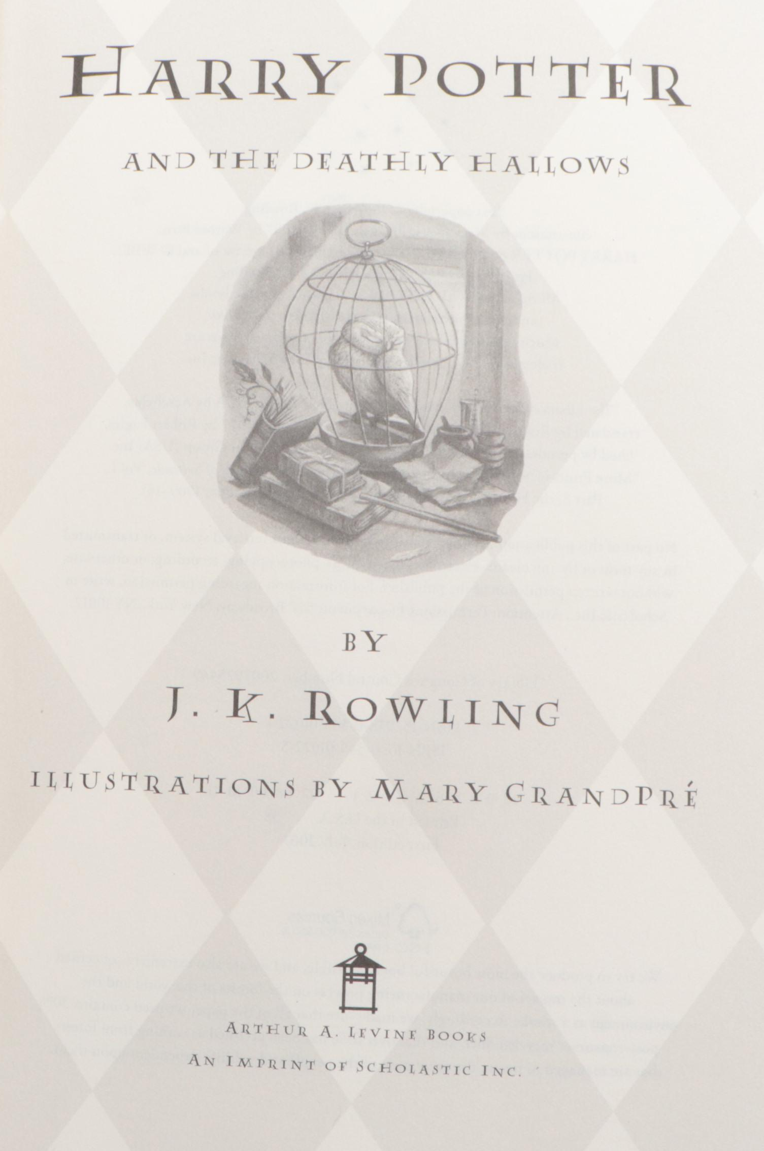 First American Edition "Harry Potter" Complete Series with "The Cursed Child"