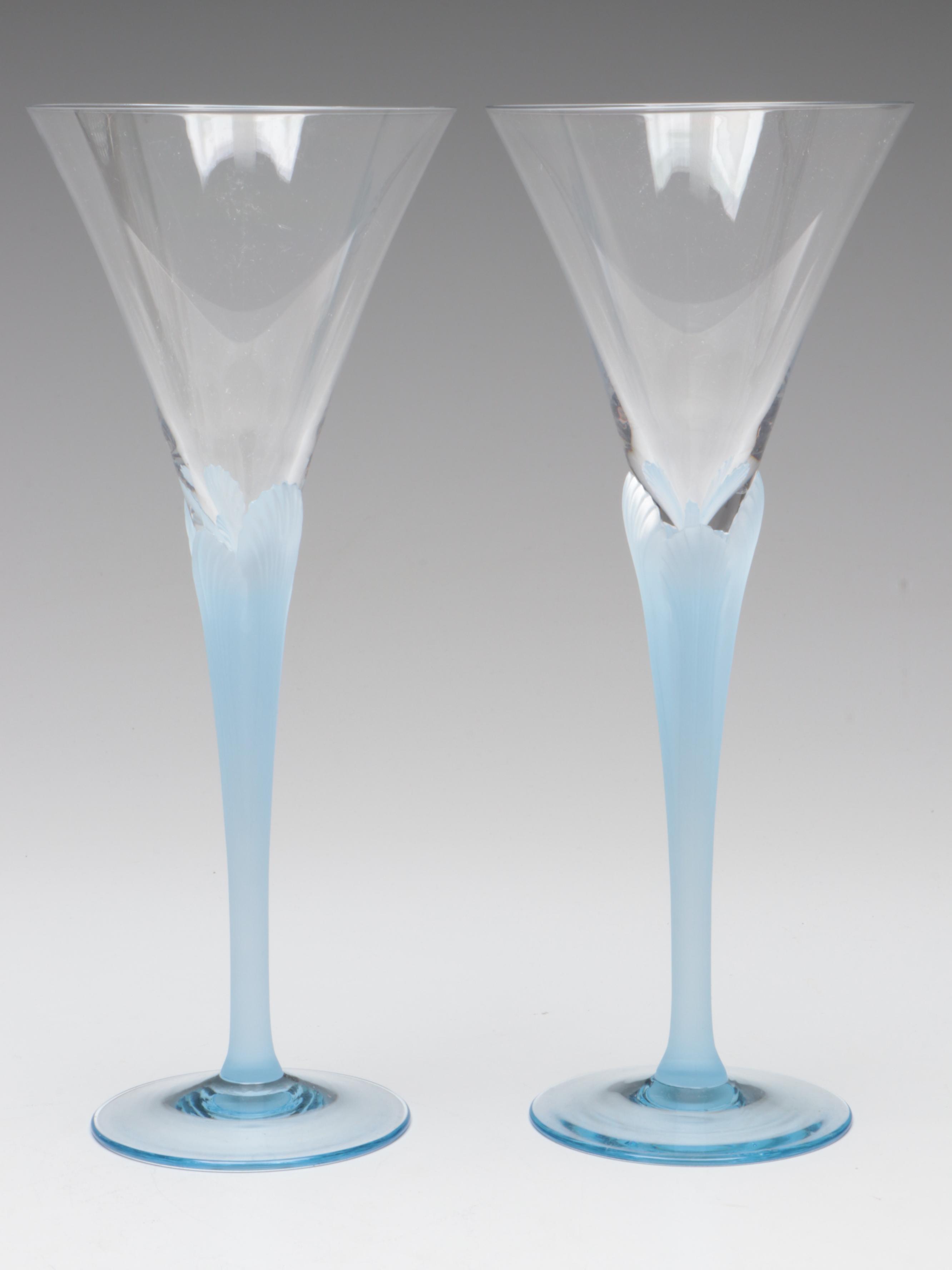 Waterford "Wharton" Crystal Mantel Clock with Other Table Accessories