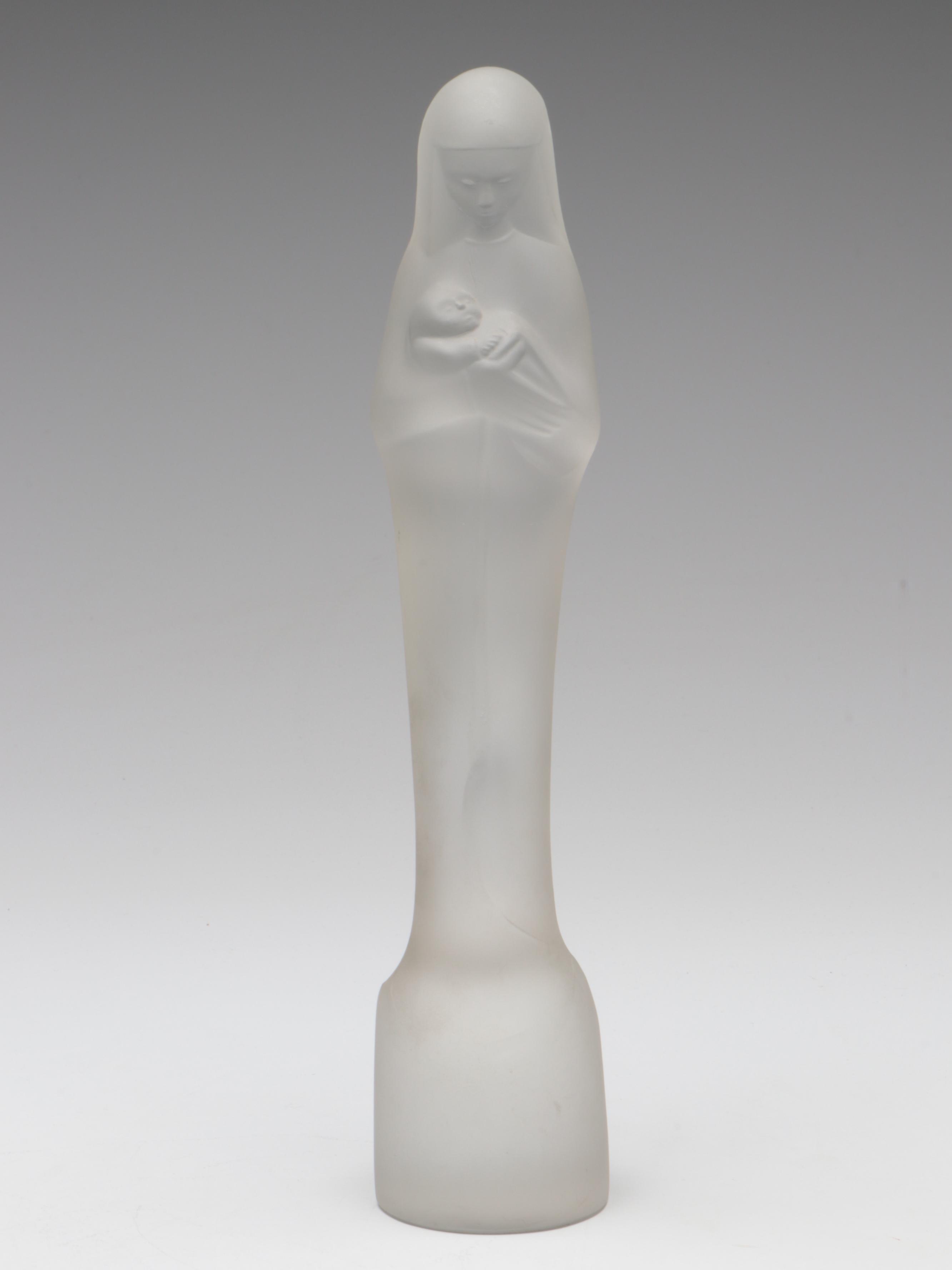 Waterford "Wharton" Crystal Mantel Clock with Other Table Accessories