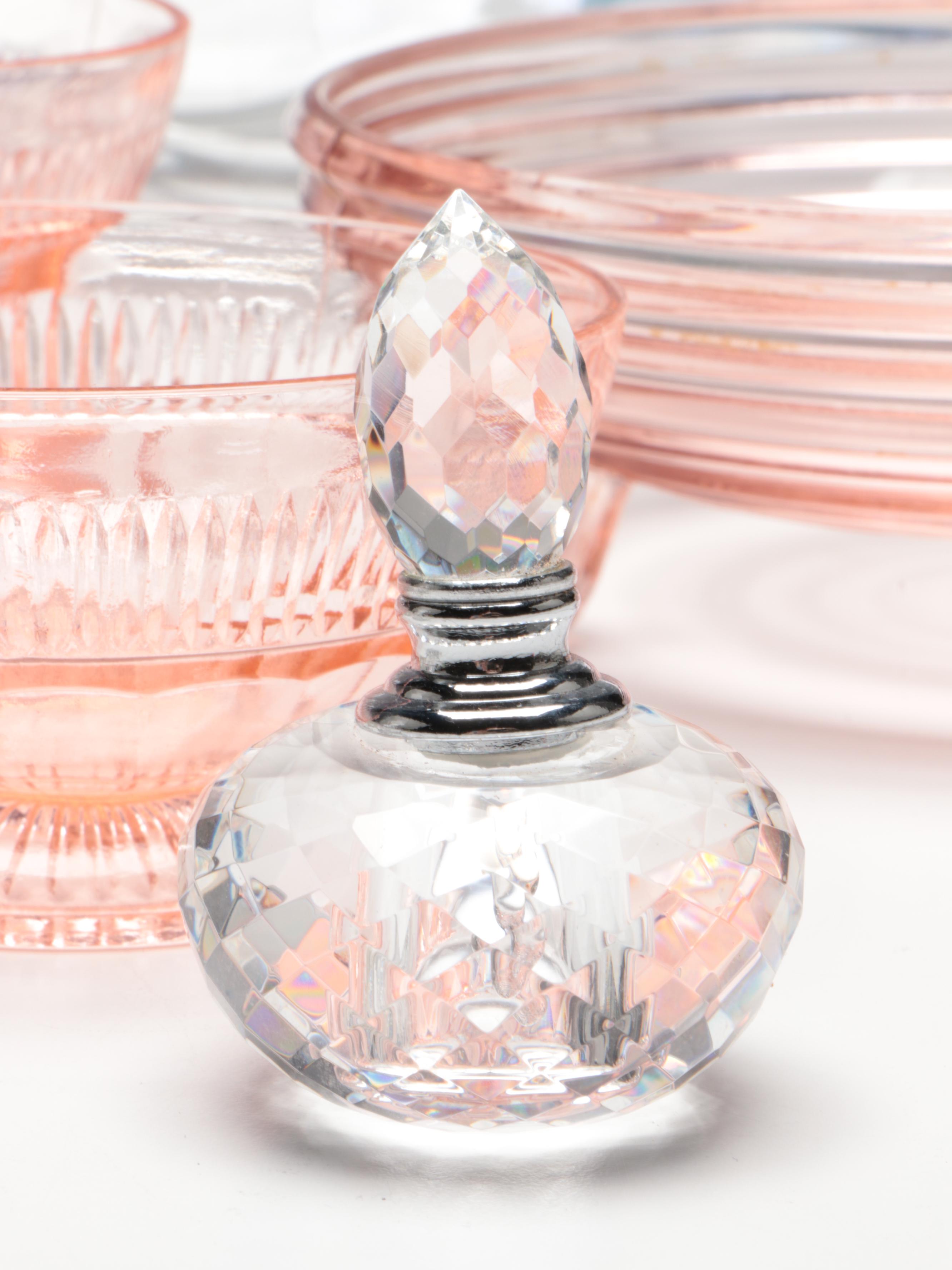 Savoir Vivre "Key Largo" Glass Platter with Other Table Accessories