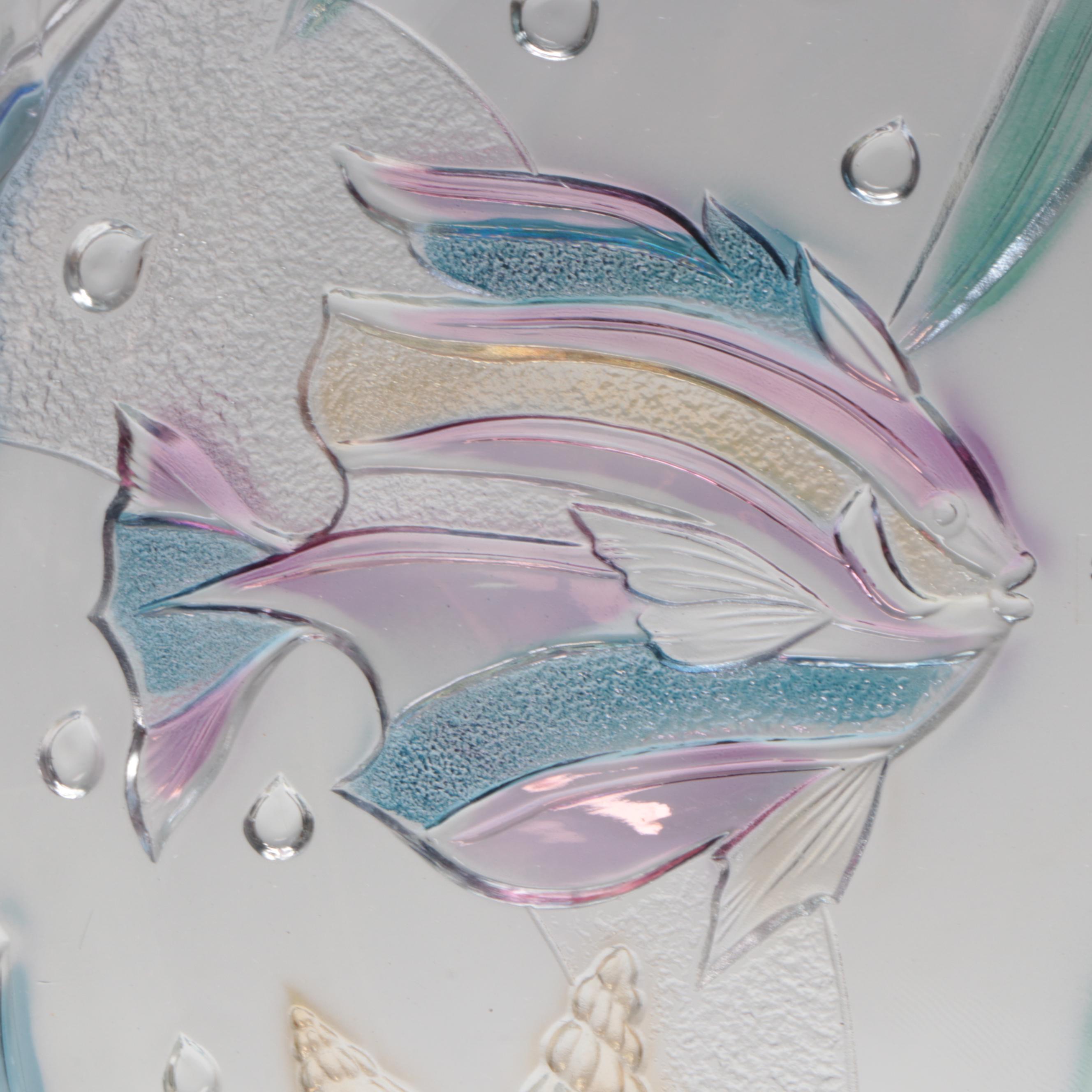 Savoir Vivre "Key Largo" Glass Platter with Other Table Accessories