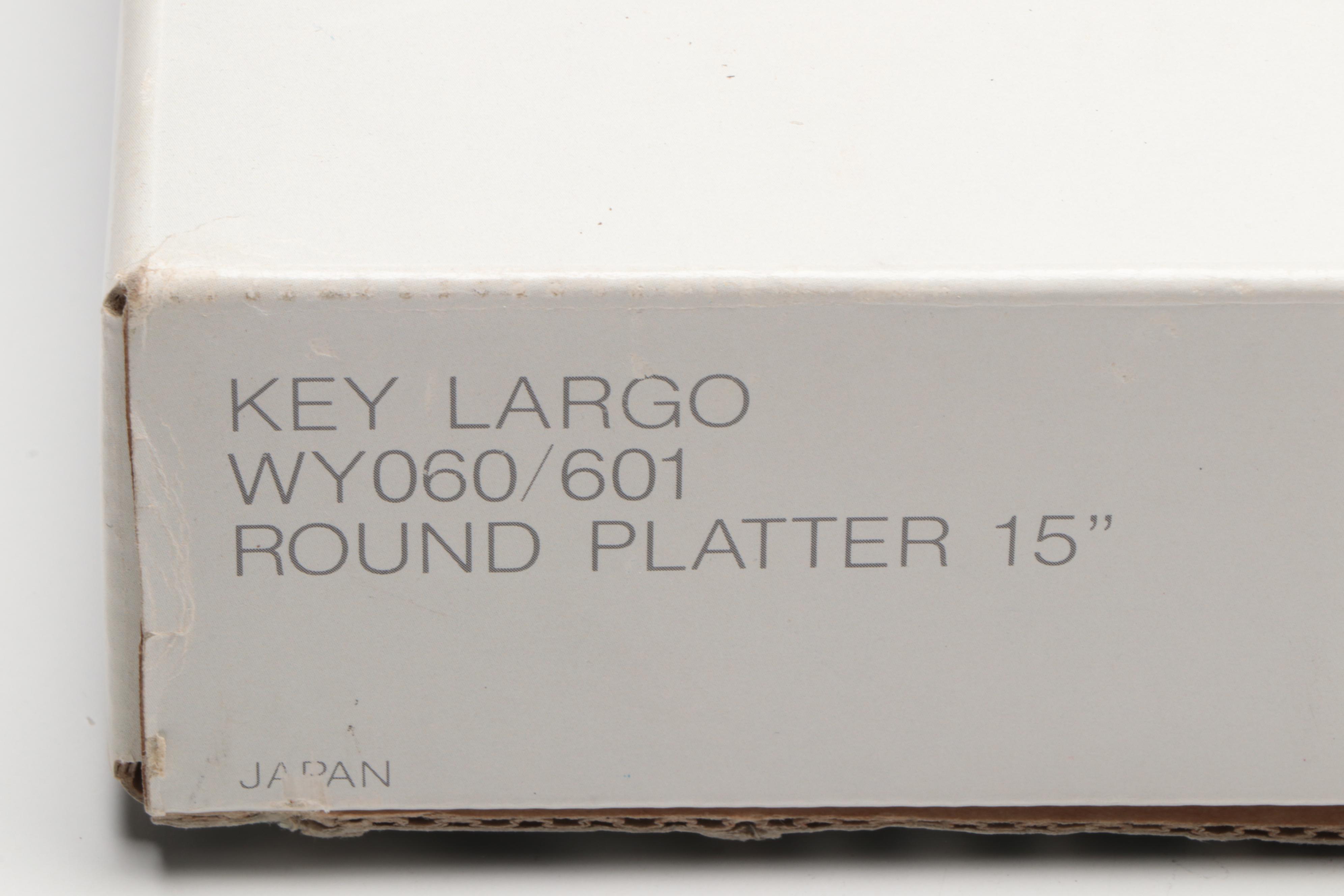 Savoir Vivre "Key Largo" Glass Platter with Other Table Accessories