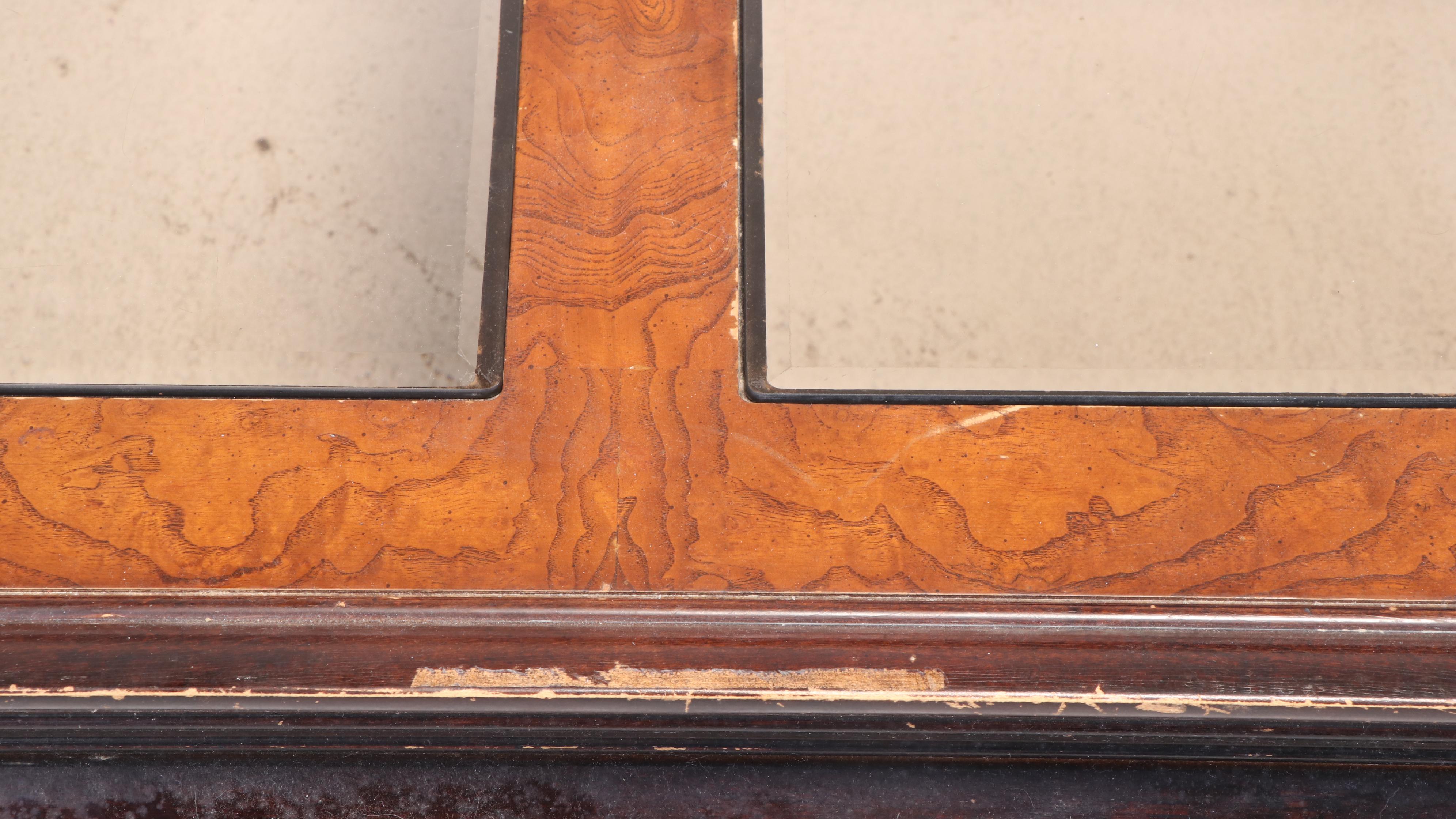 Three Gordon's Inc Chinese Style Elm, Ebonized, & Smoked Glass Occasional Tables