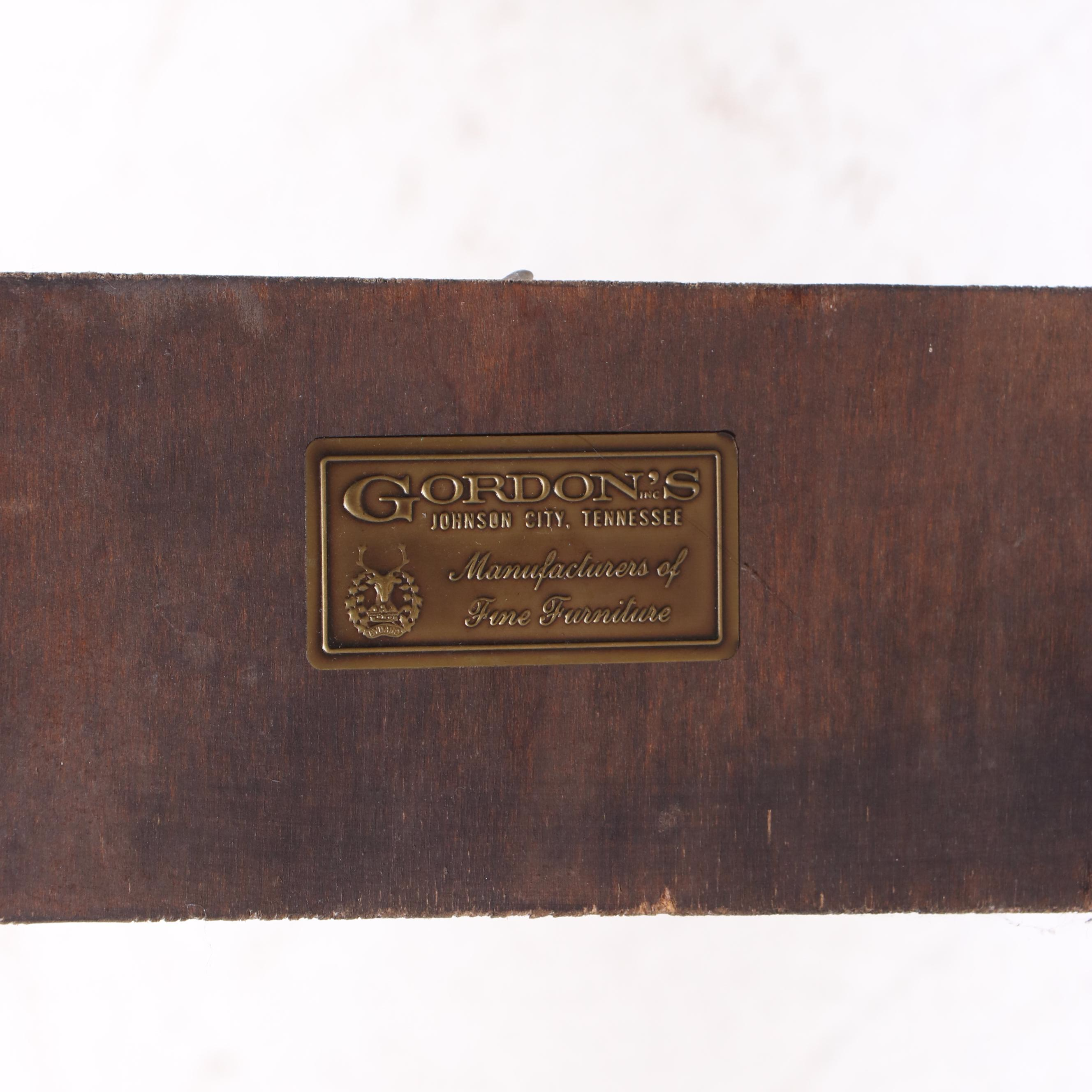 Three Gordon's Inc Chinese Style Elm, Ebonized, & Smoked Glass Occasional Tables