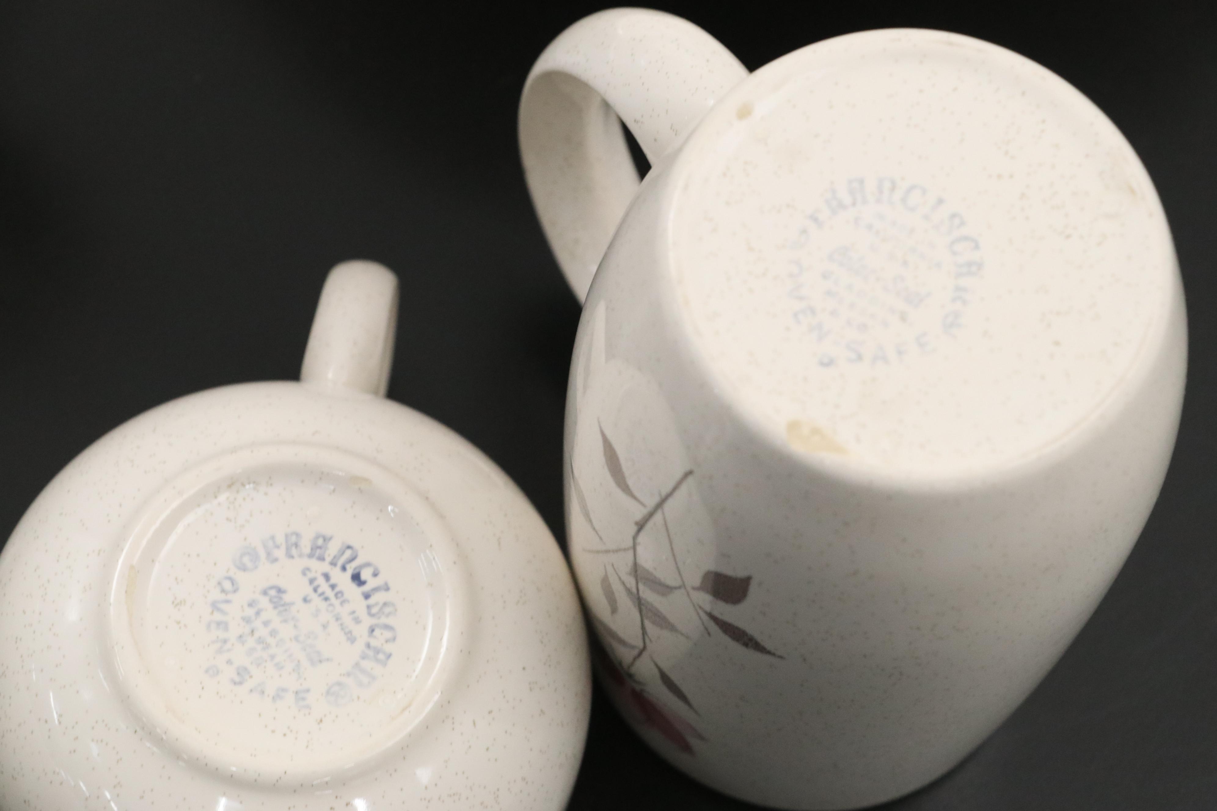 Franciscan "Duet" Stoneware Dinnerware and Décor, 1956-1967