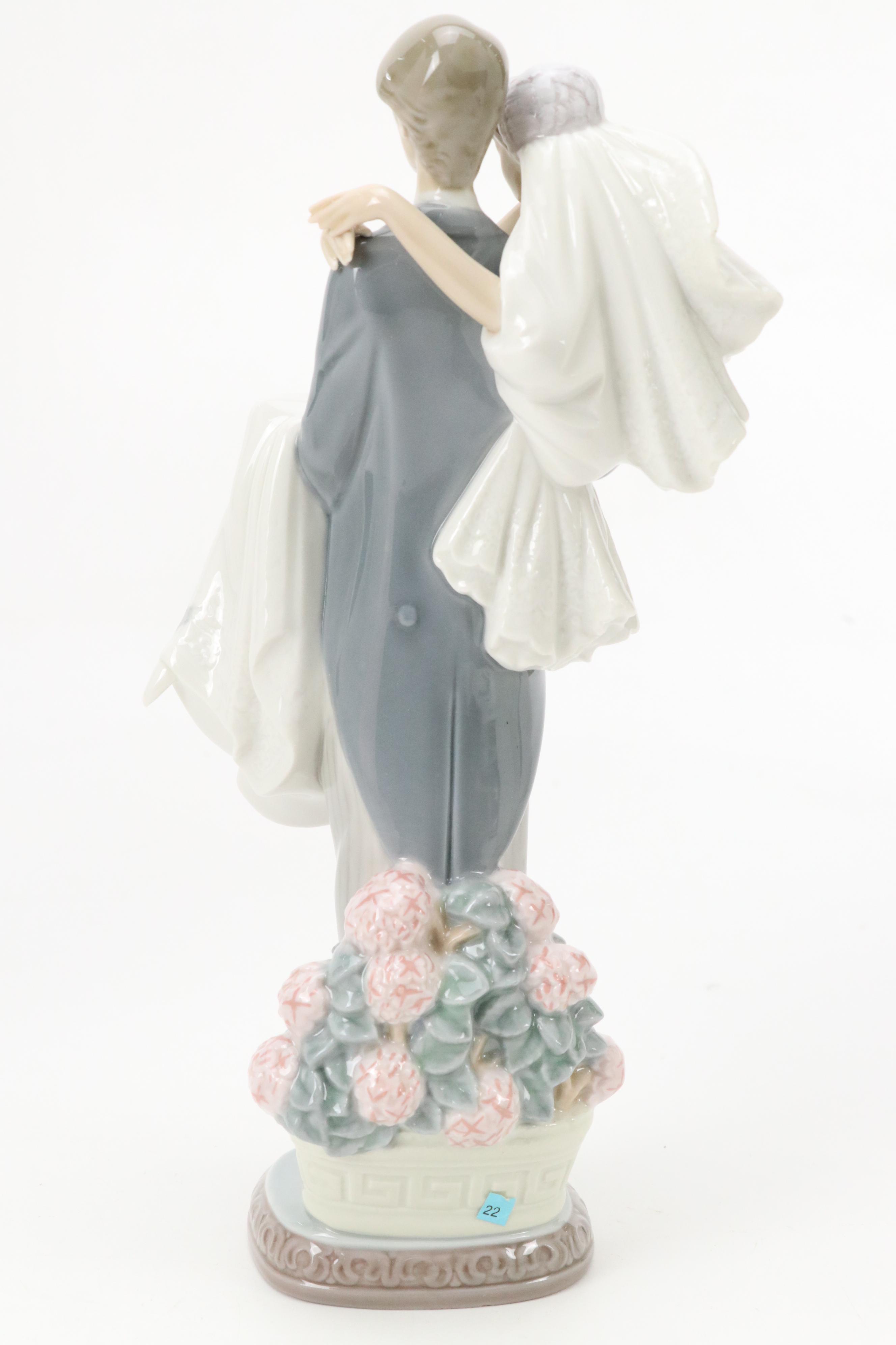 Lladró "Over the Threshold" "Boy Blowing Kiss" and More Porcelain Figurines