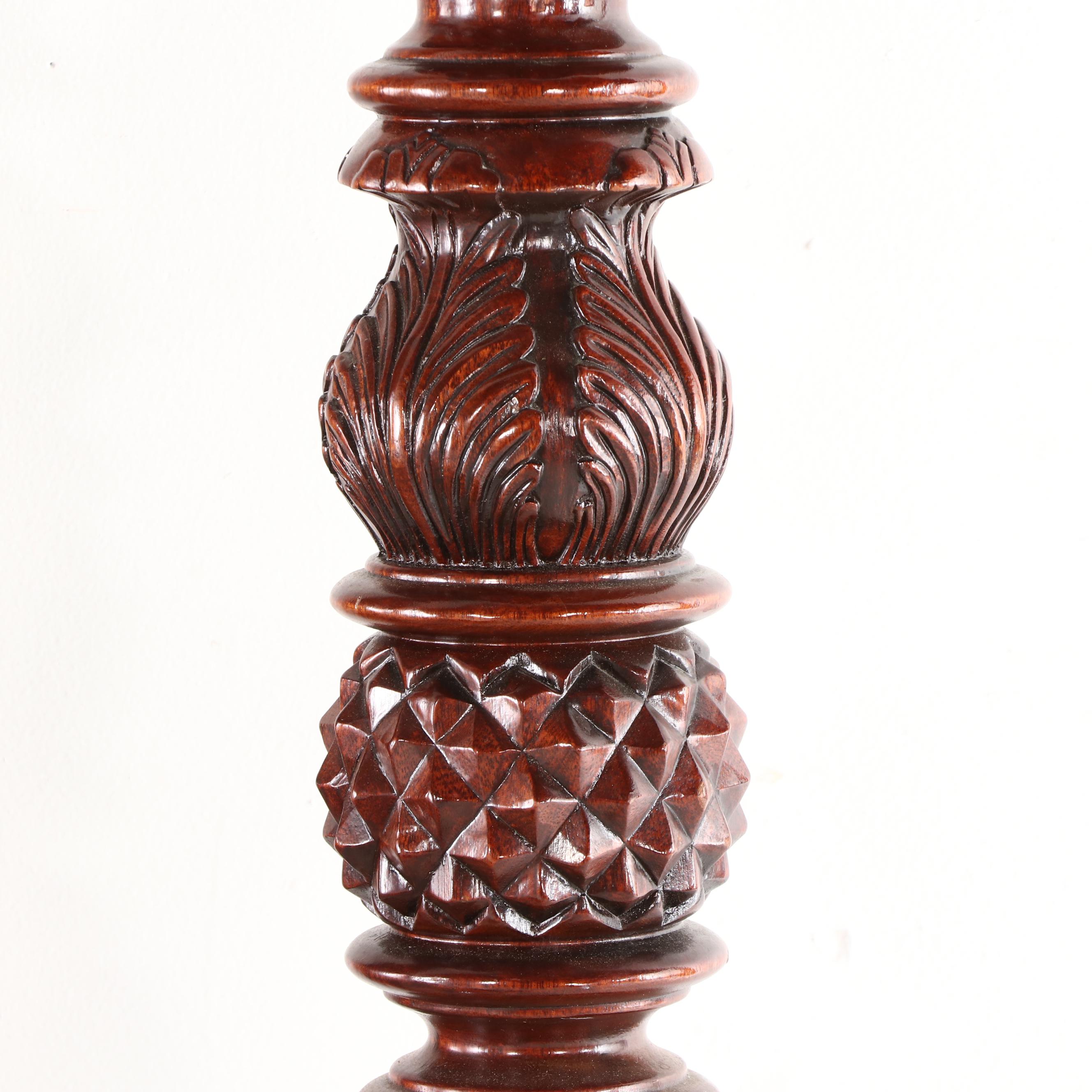 Georgian Style Cherry King Size Four Poster Bed