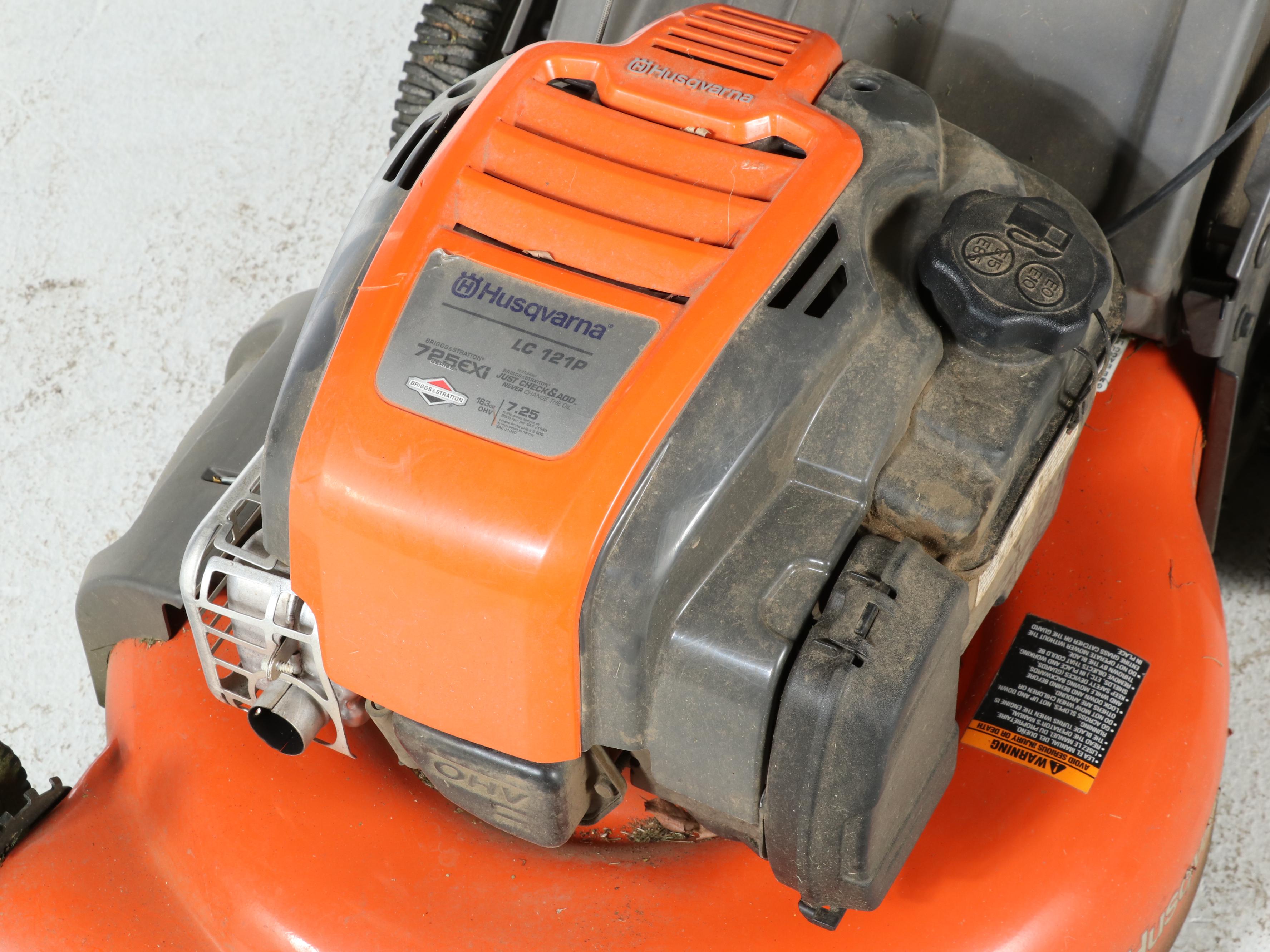 Husqvarna LC 121P Gas-Powered Push Mower with Bag
