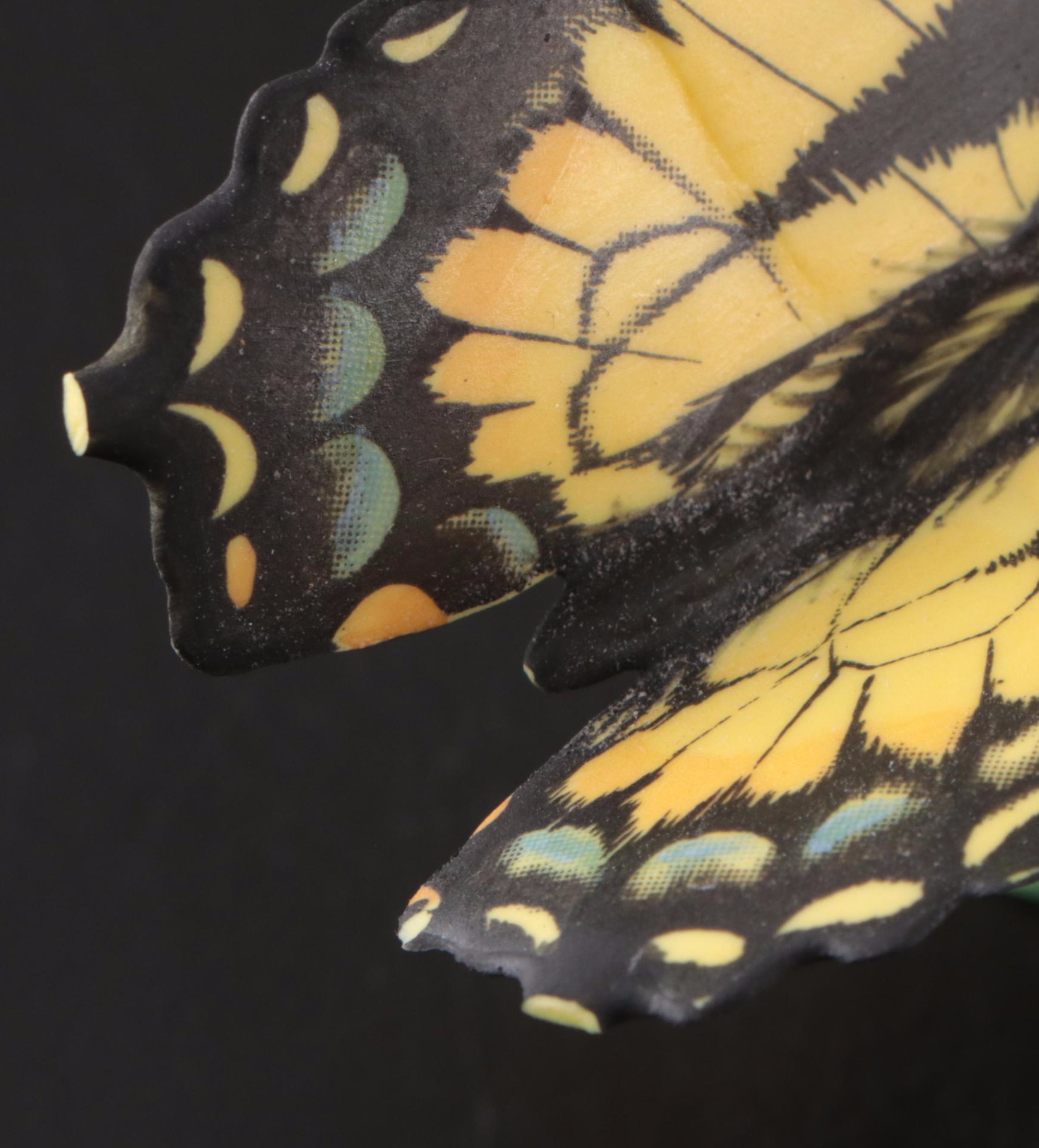 Franklin Mint "Butterflies of the World" Porcelain Collection and Display, 1985