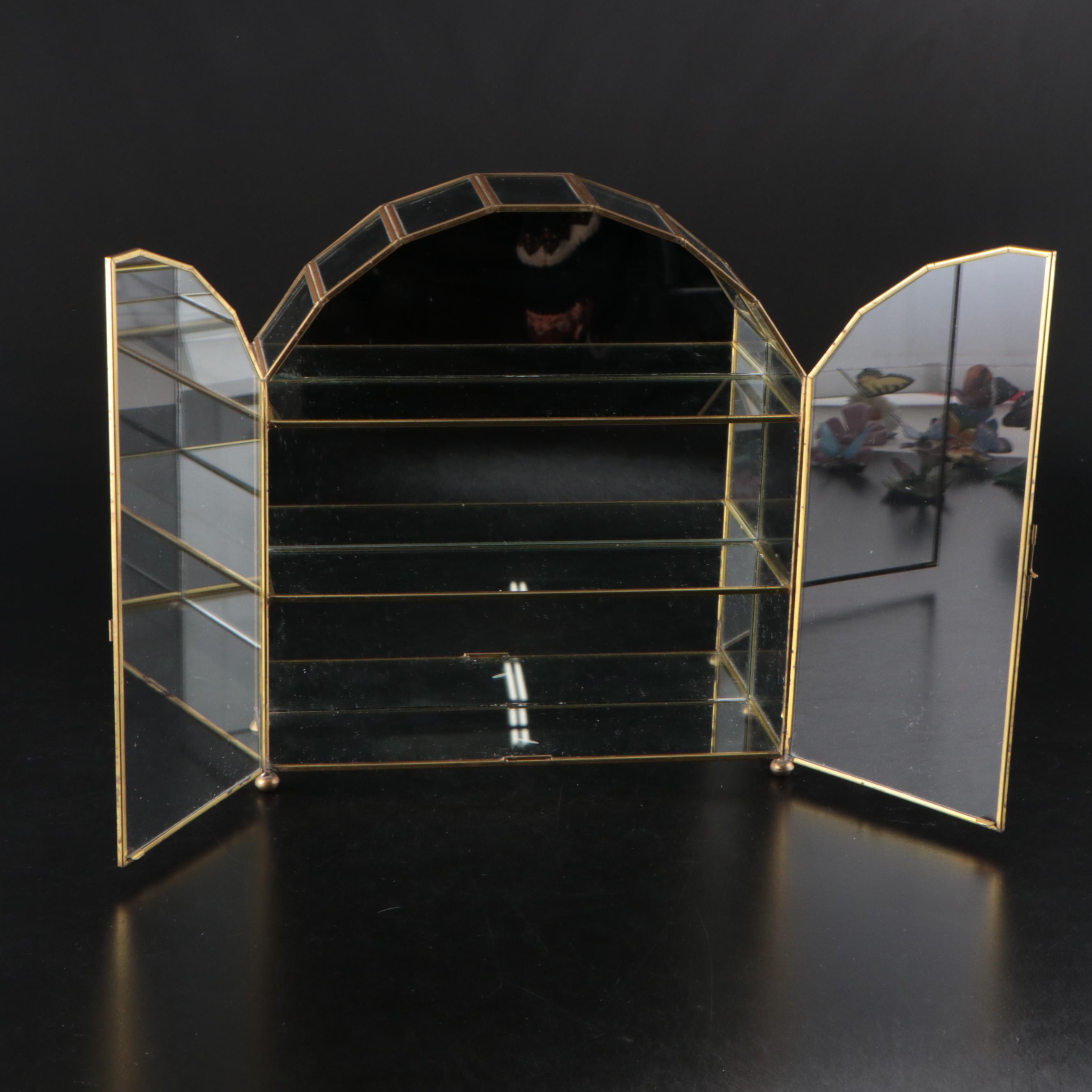 Franklin Mint "Butterflies of the World" Porcelain Collection and Display, 1985