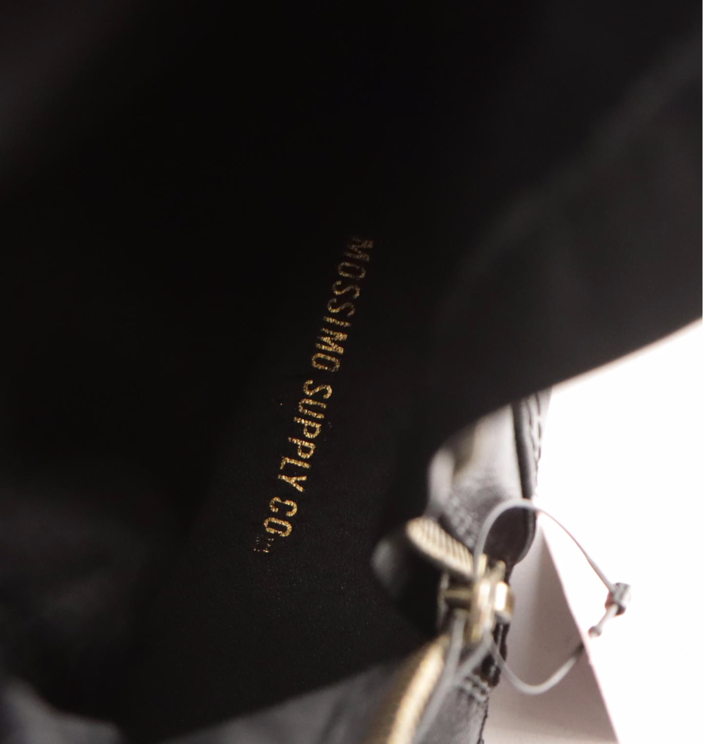 Mossimo Supply Co. Khalea Combat Boots in Blue and Black Leather