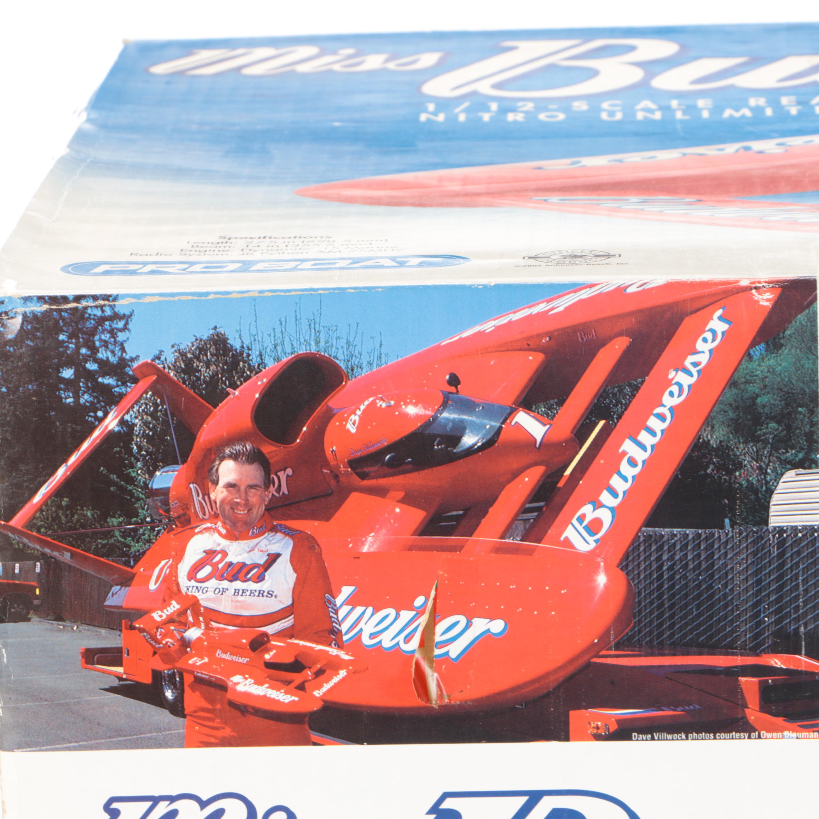 Pro Boat "Miss Budweiser" RC Model Boat, 2002