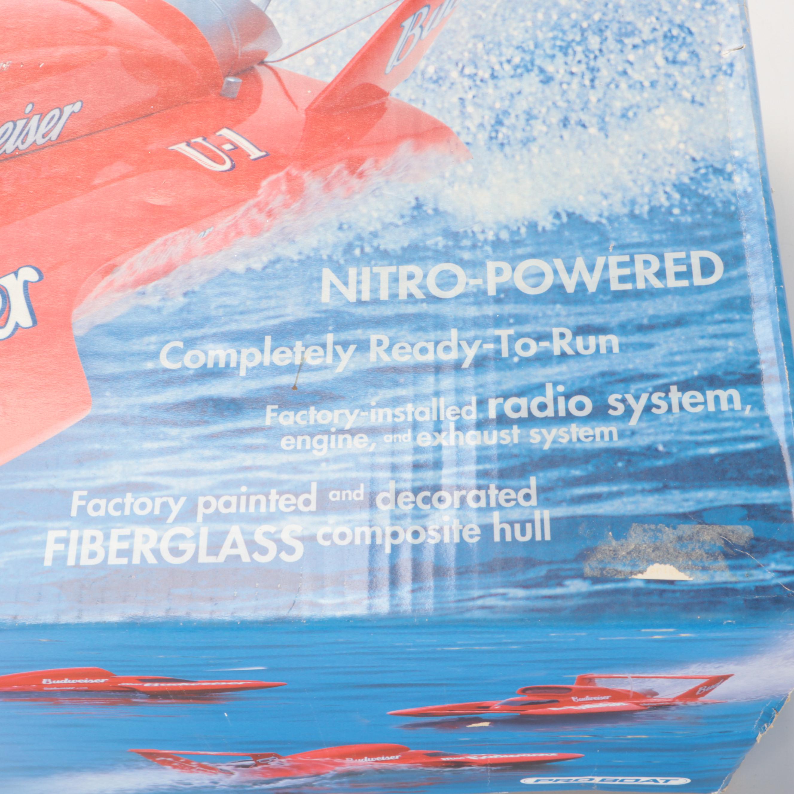 Pro Boat "Miss Budweiser" RC Model Boat, 2002