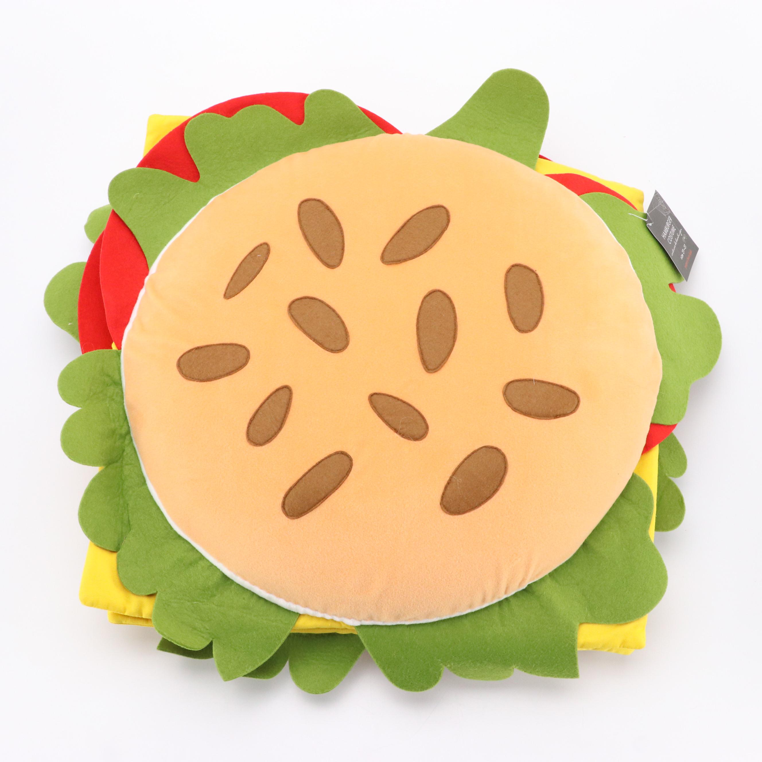 Pottery Barn Kids Hamburger Halloween Costume and Pumpkin Trick-or-Treating Bags