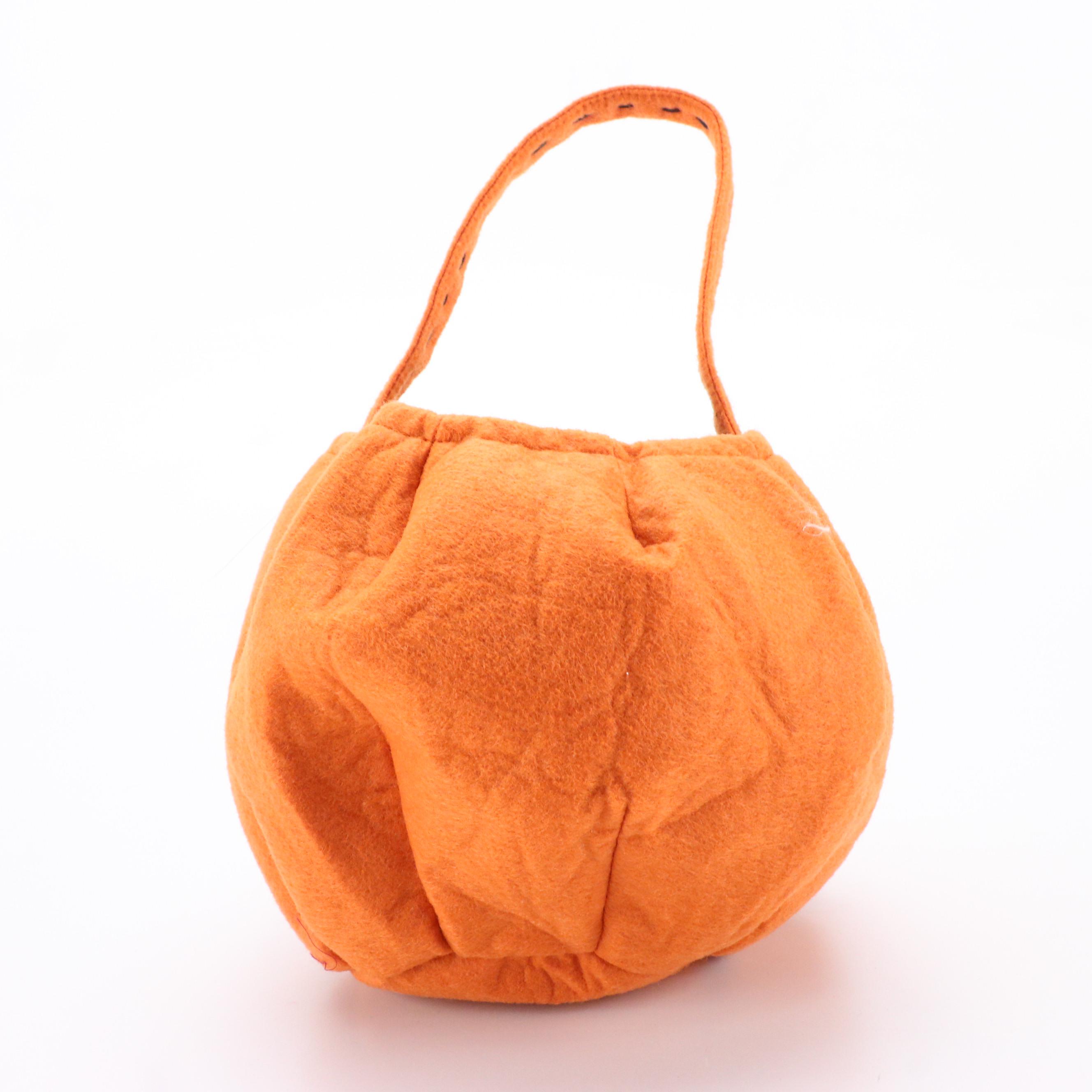 Pottery Barn Kids Hamburger Halloween Costume and Pumpkin Trick-or-Treating Bags