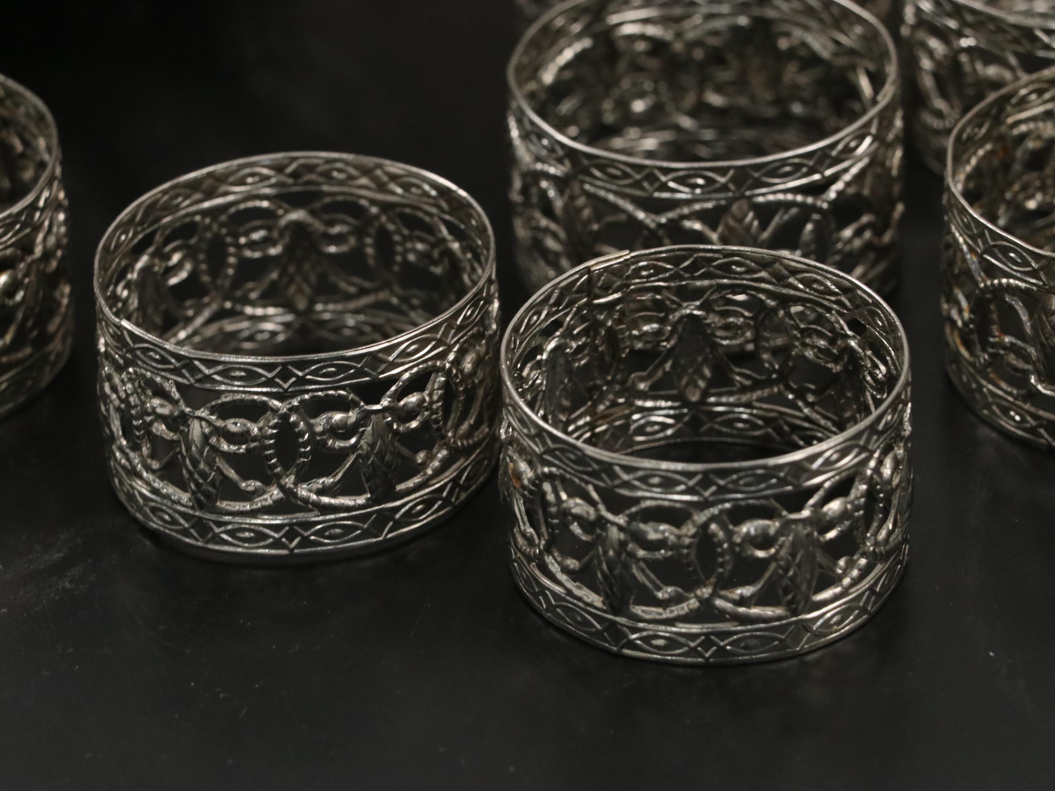 WMA Rogers "Carol" Silver Plate Coffee and Tea Service with Other Décor