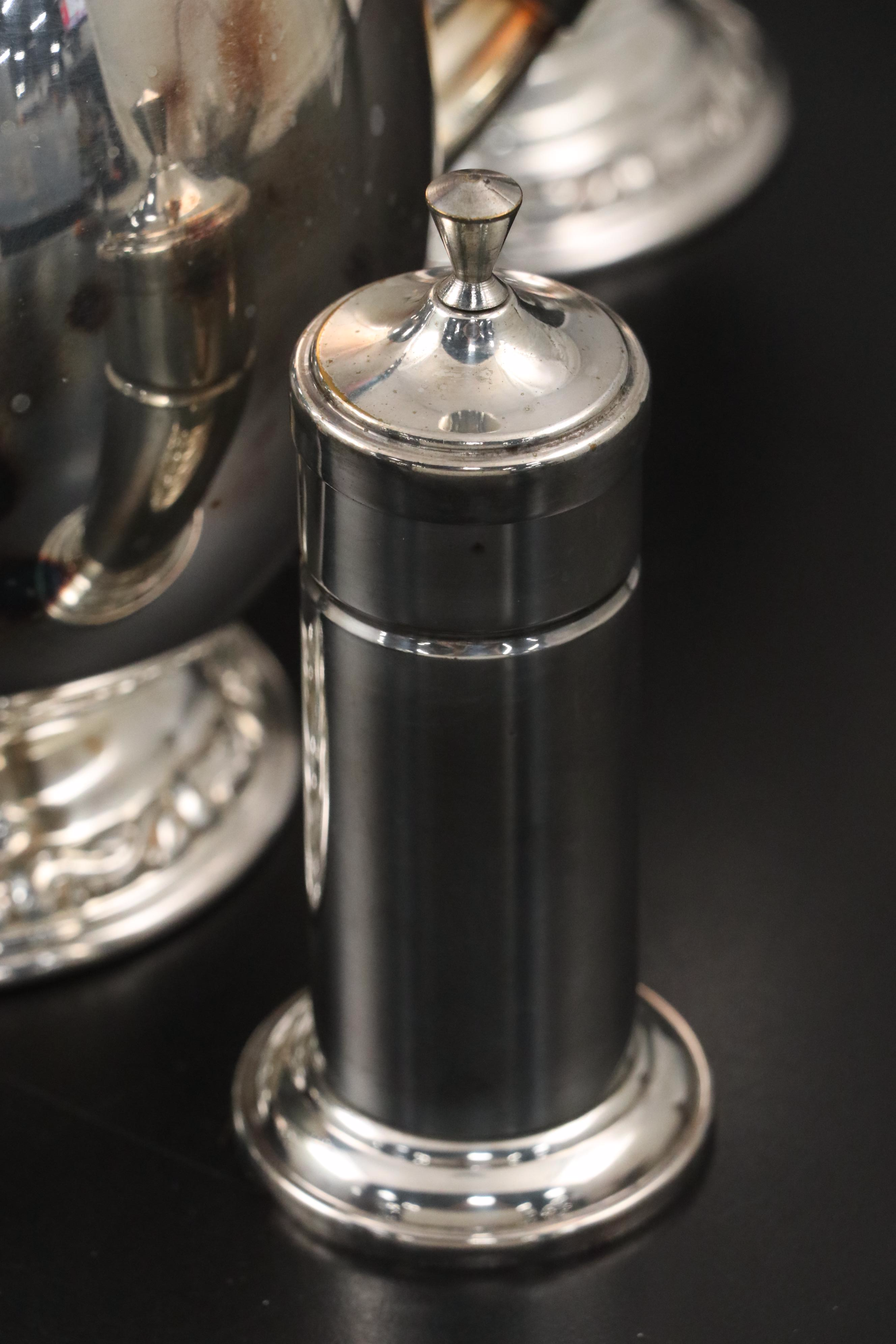 WMA Rogers "Carol" Silver Plate Coffee and Tea Service with Other Décor